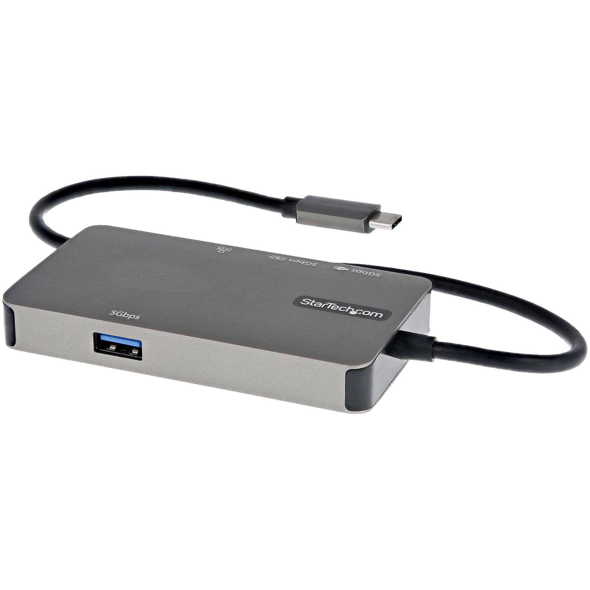 Rca Informatique - image du produit : ADAPTATEUR MULTIPORTS USB-C HDMI/VGA 100W PD 3X USB-A