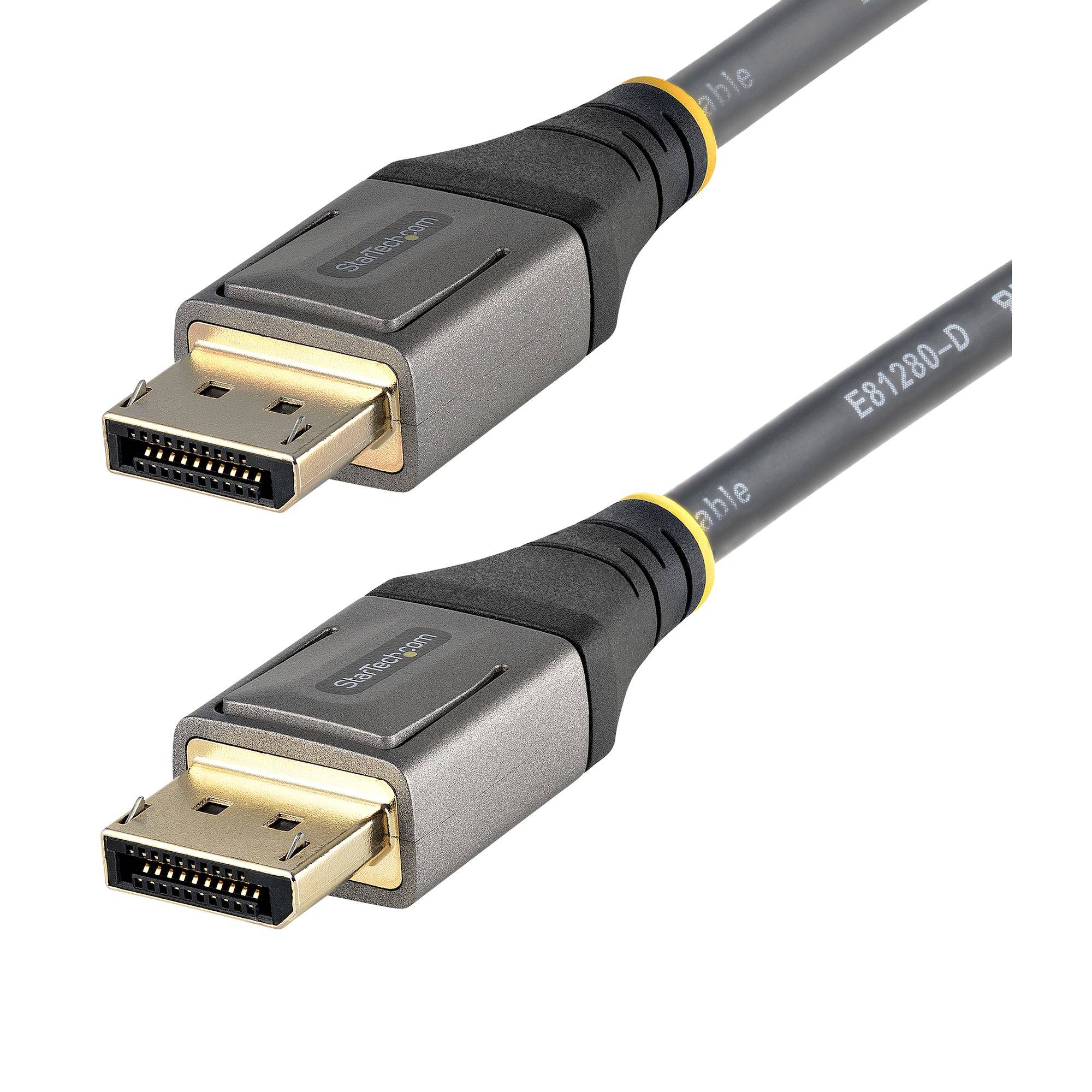 Rca Informatique - image du produit : CABLE DISPLAYPORT 1.4 1M CERTIFIE VESA 8K 60HZ HDR10