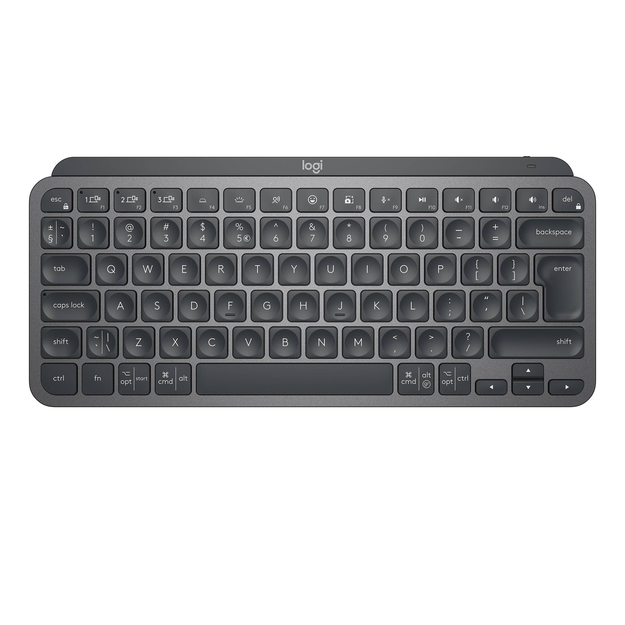 Rca Informatique - Image du produit : MXKEYS MINI WRLS ILLUMINATED KB GRAPHITE - CH - CENTRAL