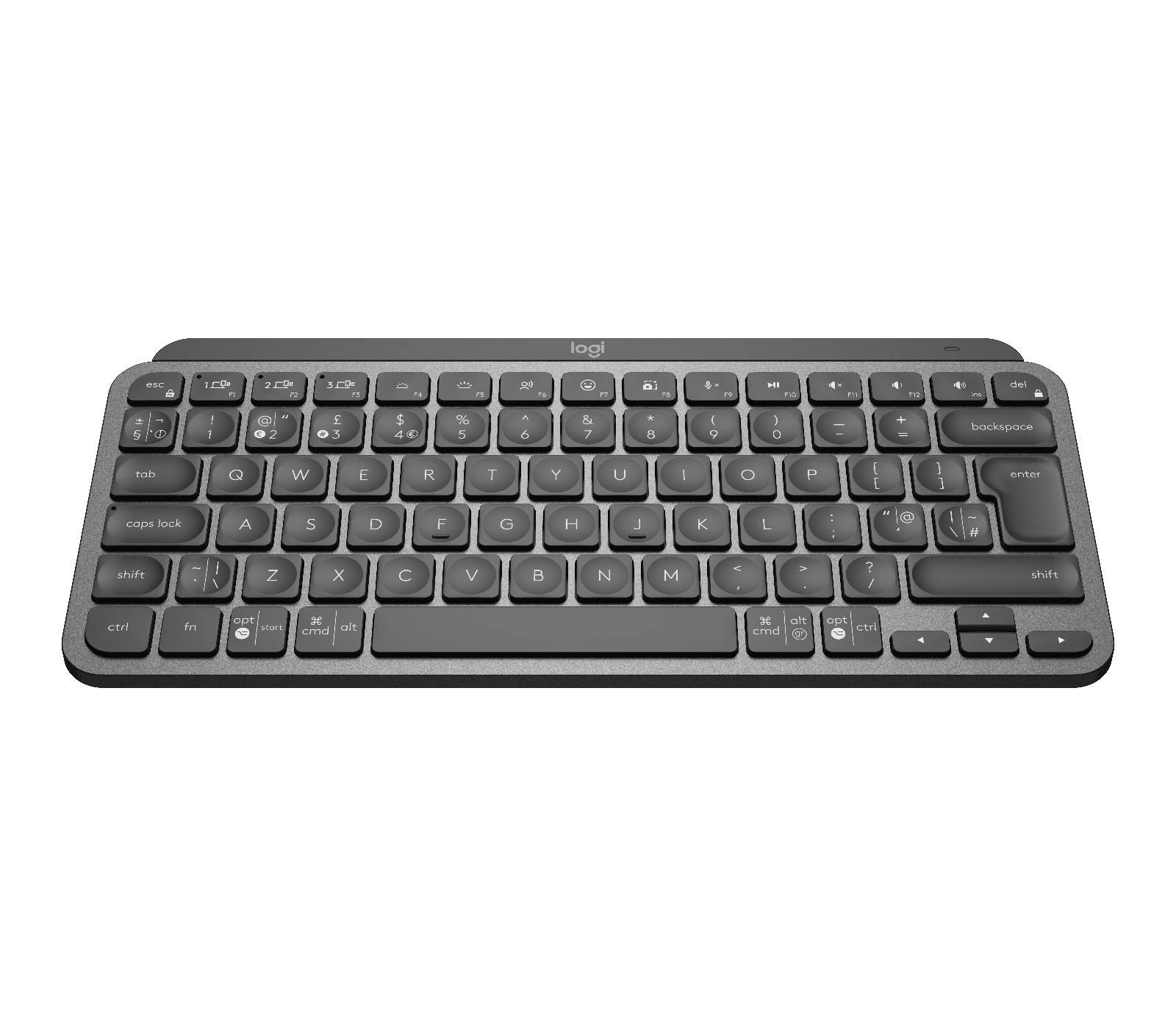 Rca Informatique - image du produit : MXKEYS MINI WRLS ILLUMINATED KB GRAPHITE - UK - INTNL