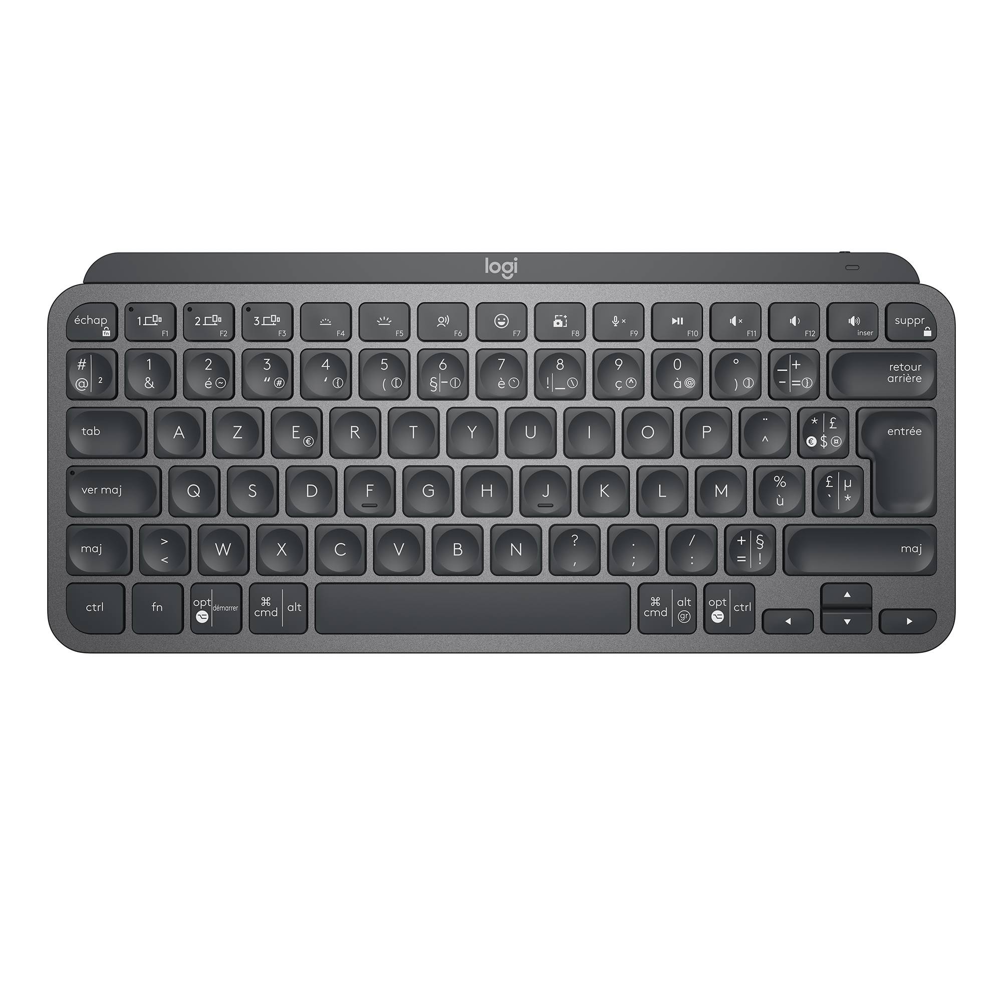 Rca Informatique - image du produit : MXKEYS MINI WRLS ILLUMINATED KB GRAPHITE - UK - INTNL