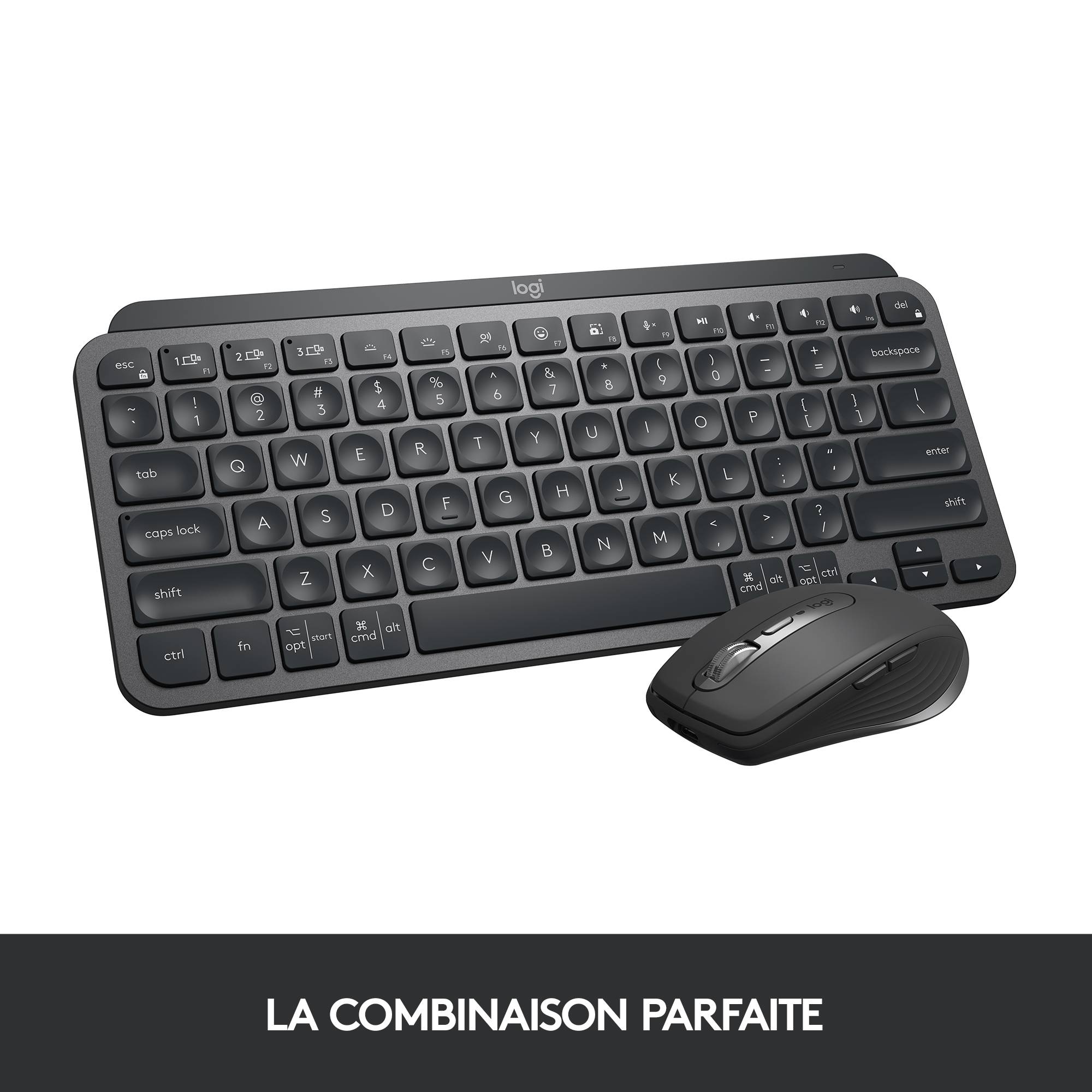 Rca Informatique - image du produit : MXKEYS MINI WRLS ILLUMINATED KB GRAPHITE - UK - INTNL