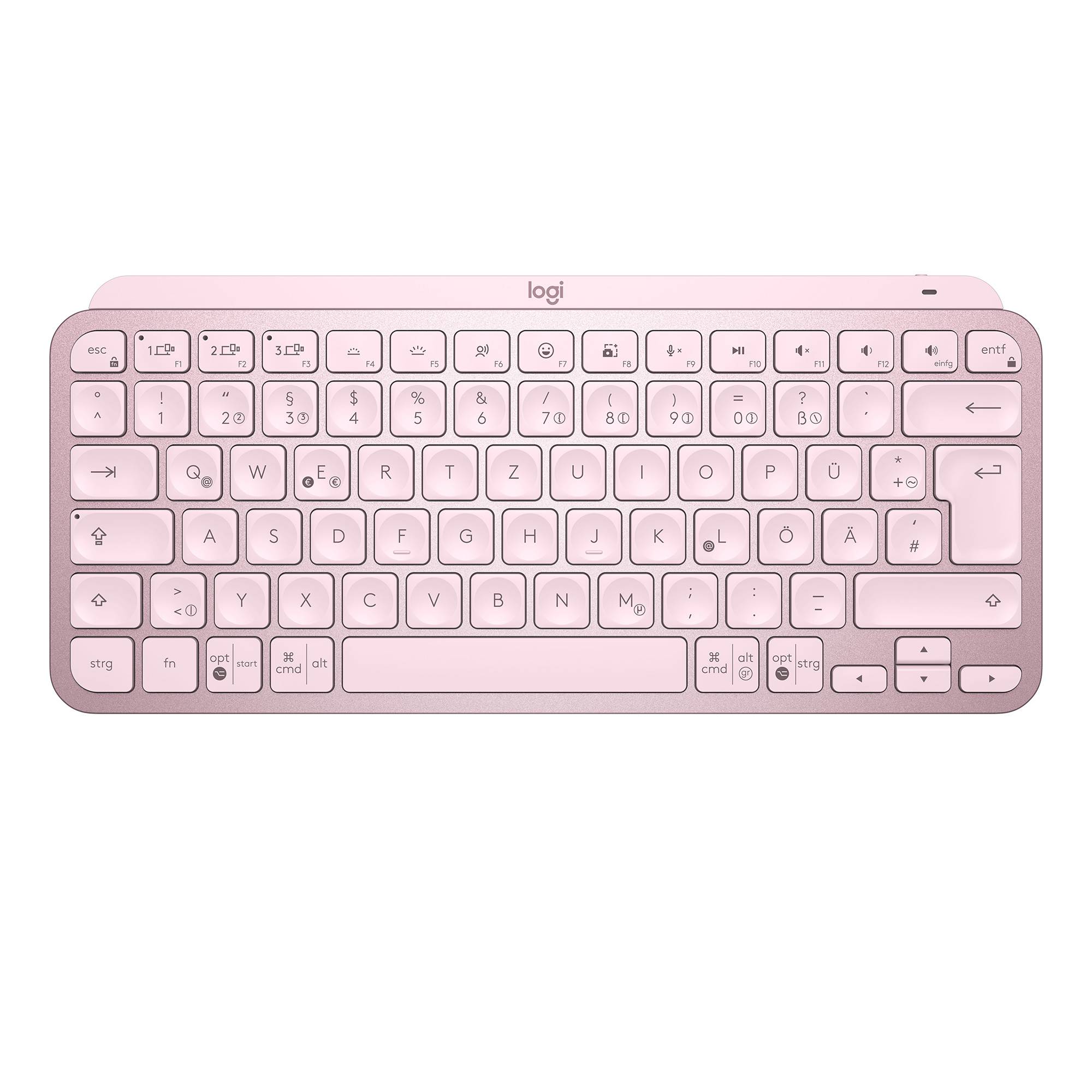 Rca Informatique - image du produit : MXKEYS MINI WRLS ILLUMINATED KB ROSE - DEU - CENTRAL