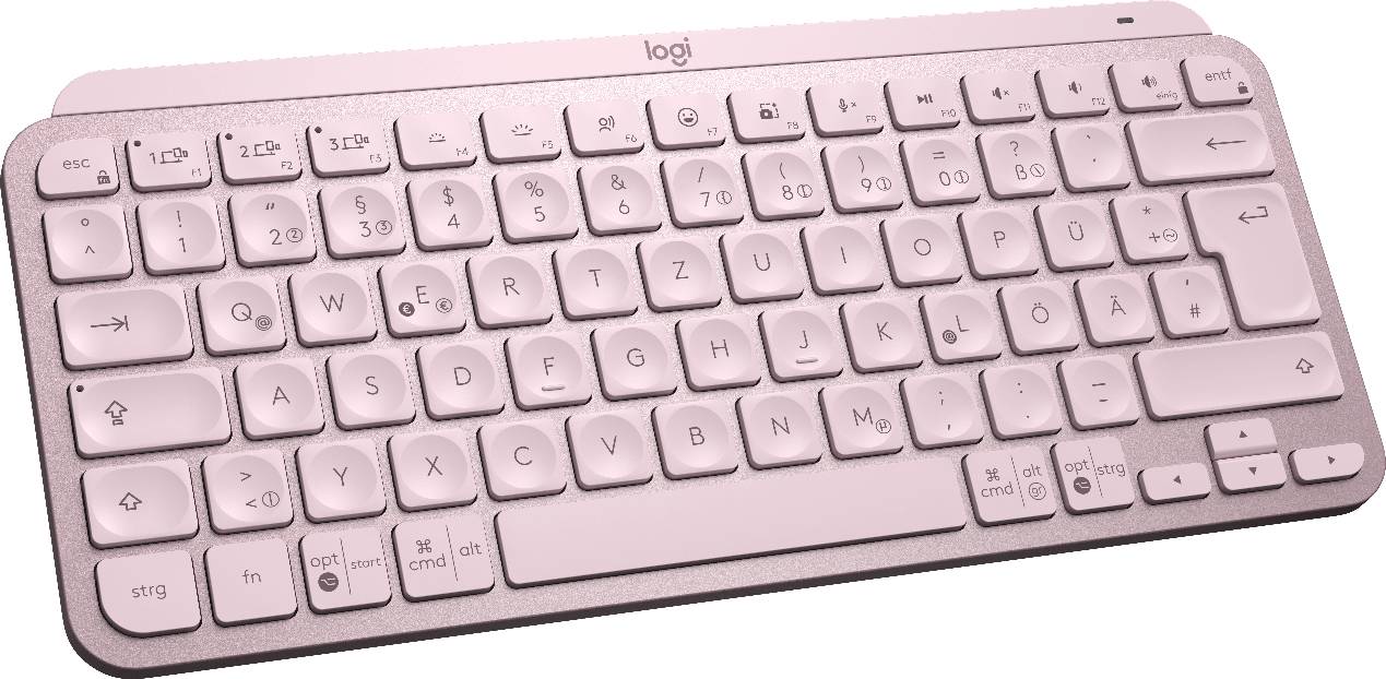 Rca Informatique - image du produit : MXKEYS MINI WRLS ILLUMINATED KB ROSE - DEU - CENTRAL