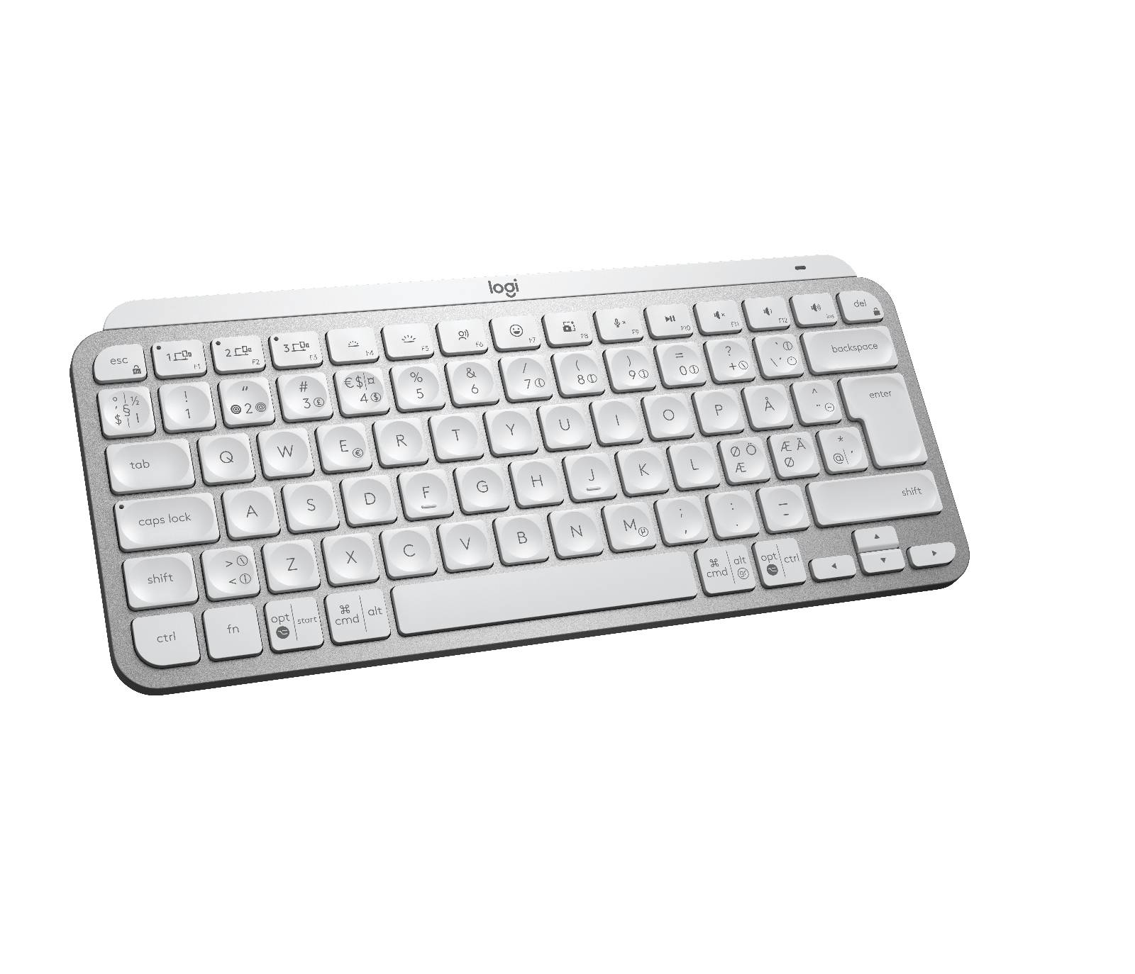 Rca Informatique - image du produit : MXKEYS MINI WRLS ILLUMINATED KB PALE GREY - PAN - NORDIC