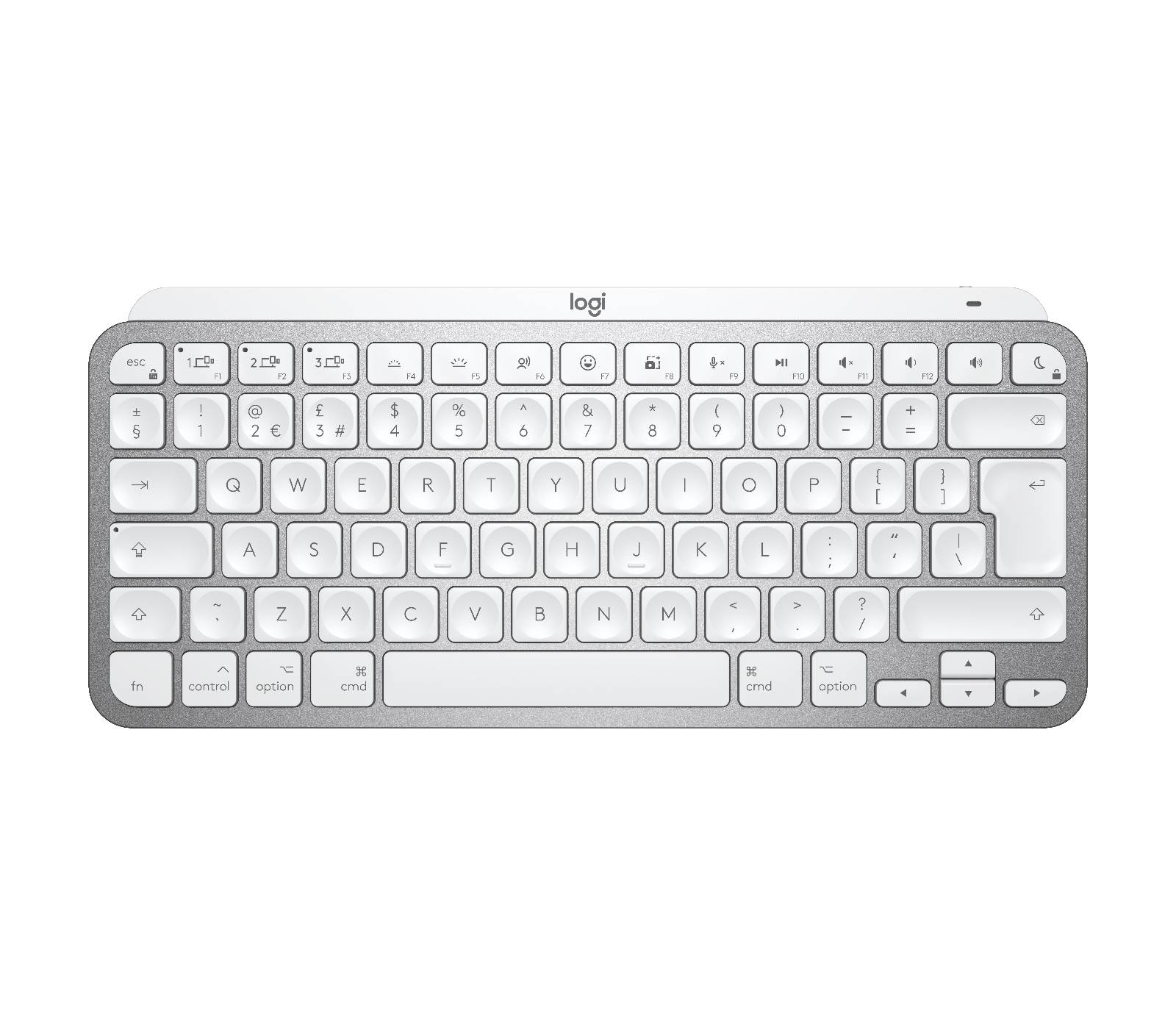 Rca Informatique - image du produit : MXKEYS MINI F. MAC WRLS ILLUM. PALE GREY - UK - INTNL