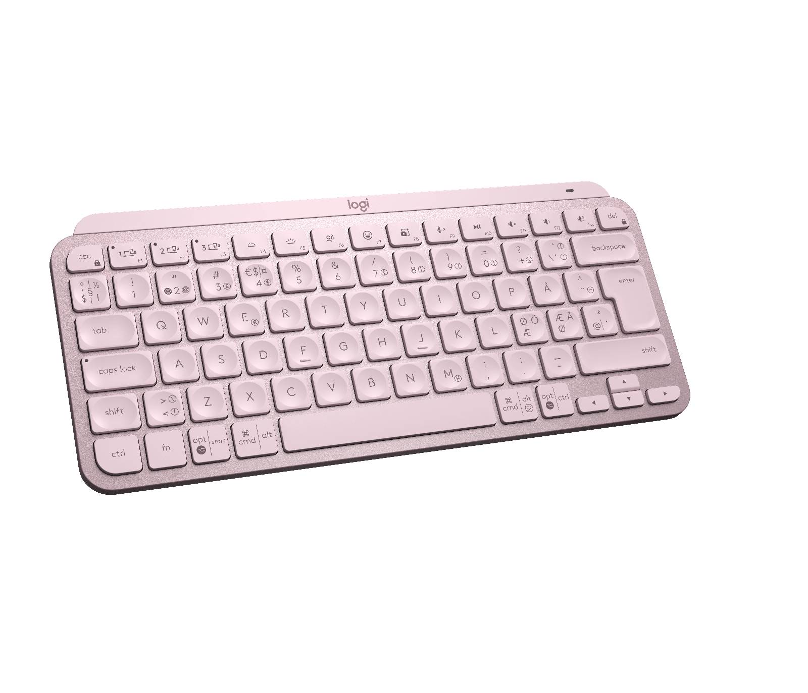 Rca Informatique - image du produit : MXKEYS MINI WRLS ILLUMINATED KB ROSE - PAN - NORDIC