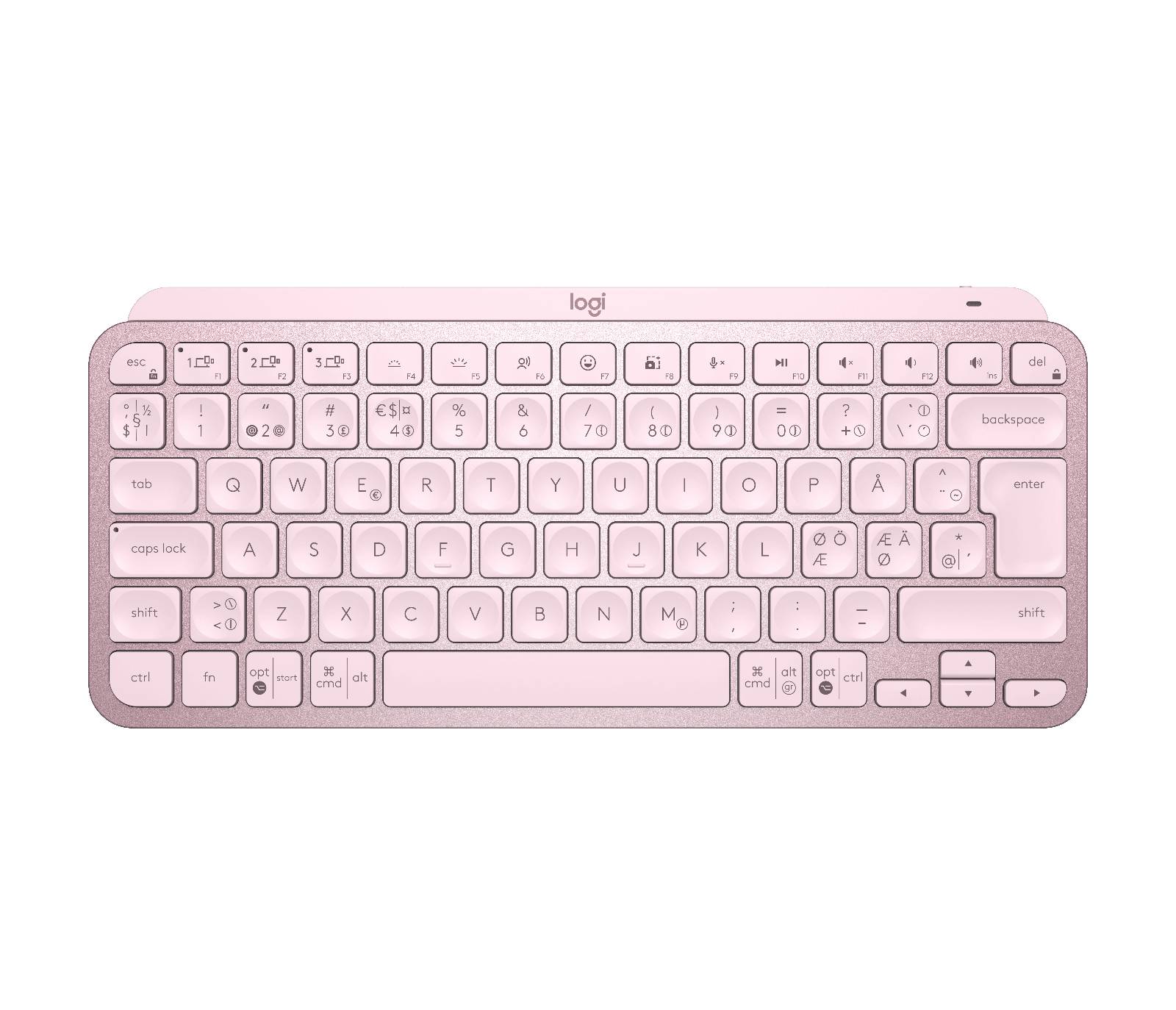 Rca Informatique - Image du produit : MXKEYS MINI WRLS ILLUMINATED KB ROSE - PAN - NORDIC