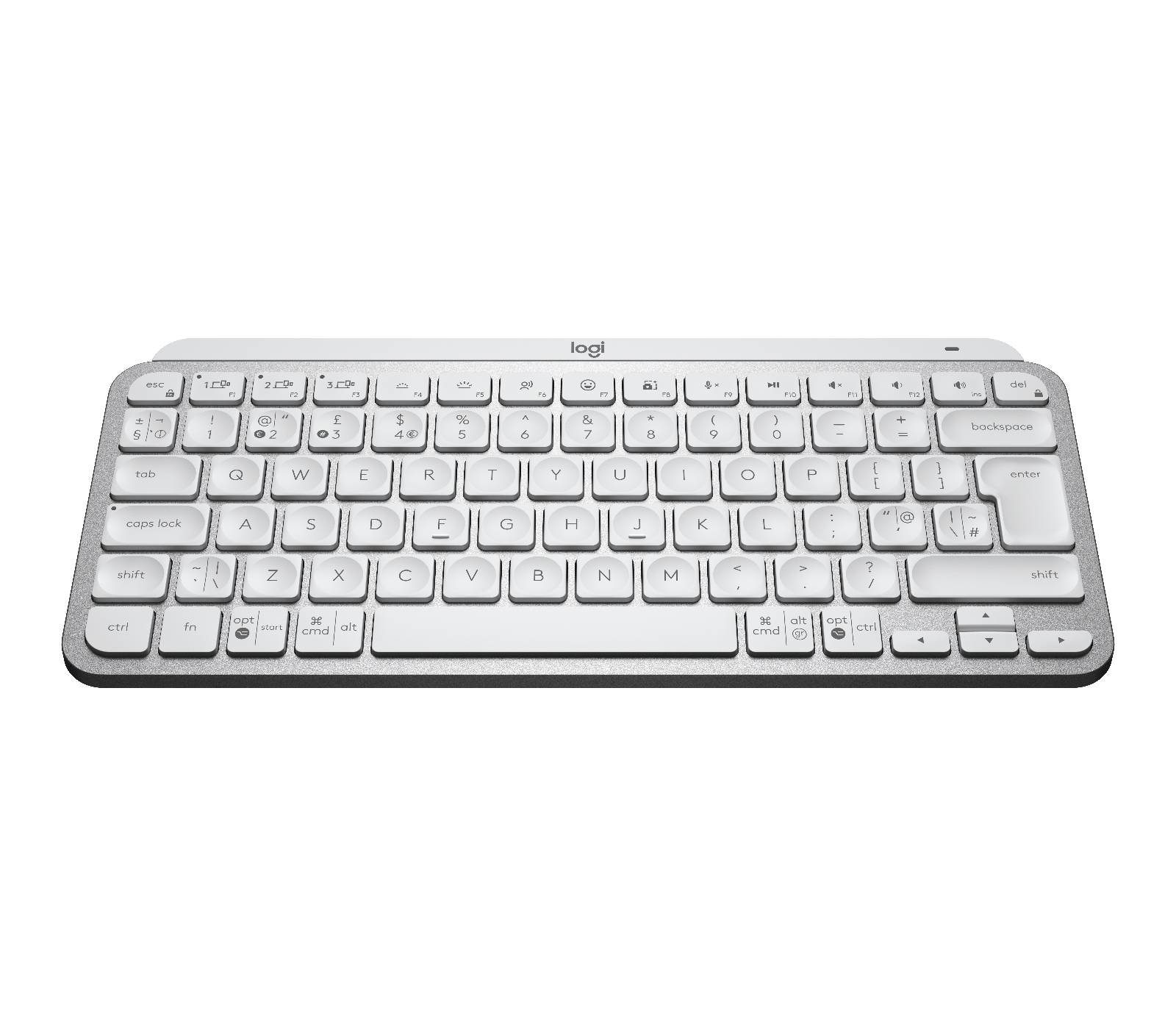 Rca Informatique - image du produit : MXKEYS MINI WRLS ILLUMINATED KB PALE GREY - UK - INTNL