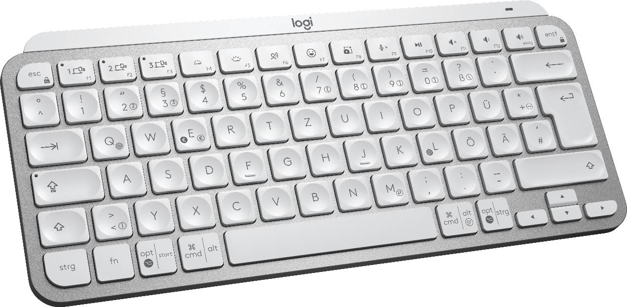 Rca Informatique - image du produit : MXKEYS MINI WRLS ILLUMINATED KB PALE GREY - DEU - CENTRAL