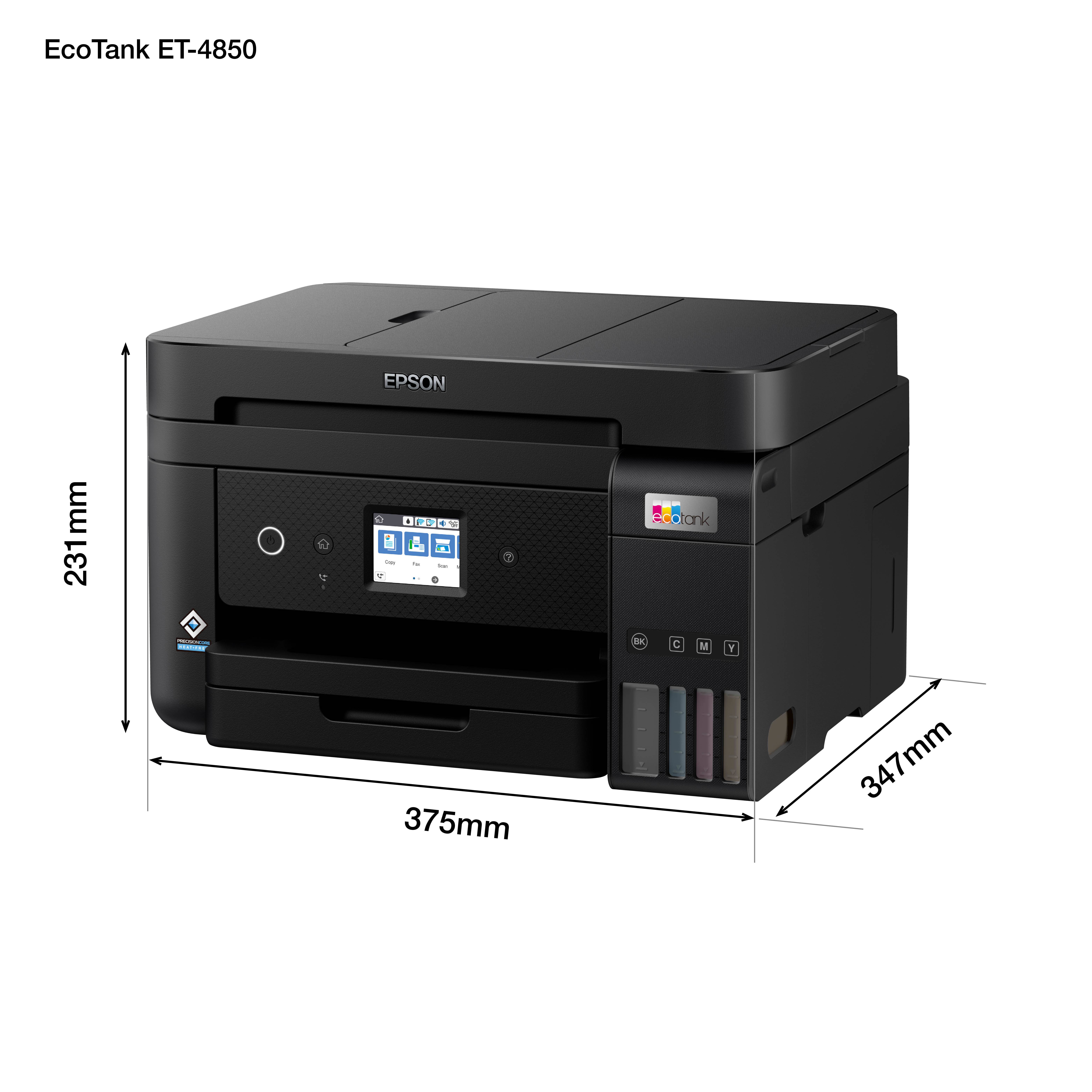 Rca Informatique - image du produit : ECOTANK ET-4850 33/20 PPM 4800 X 1200 DPI PRNT/CPY/SCN