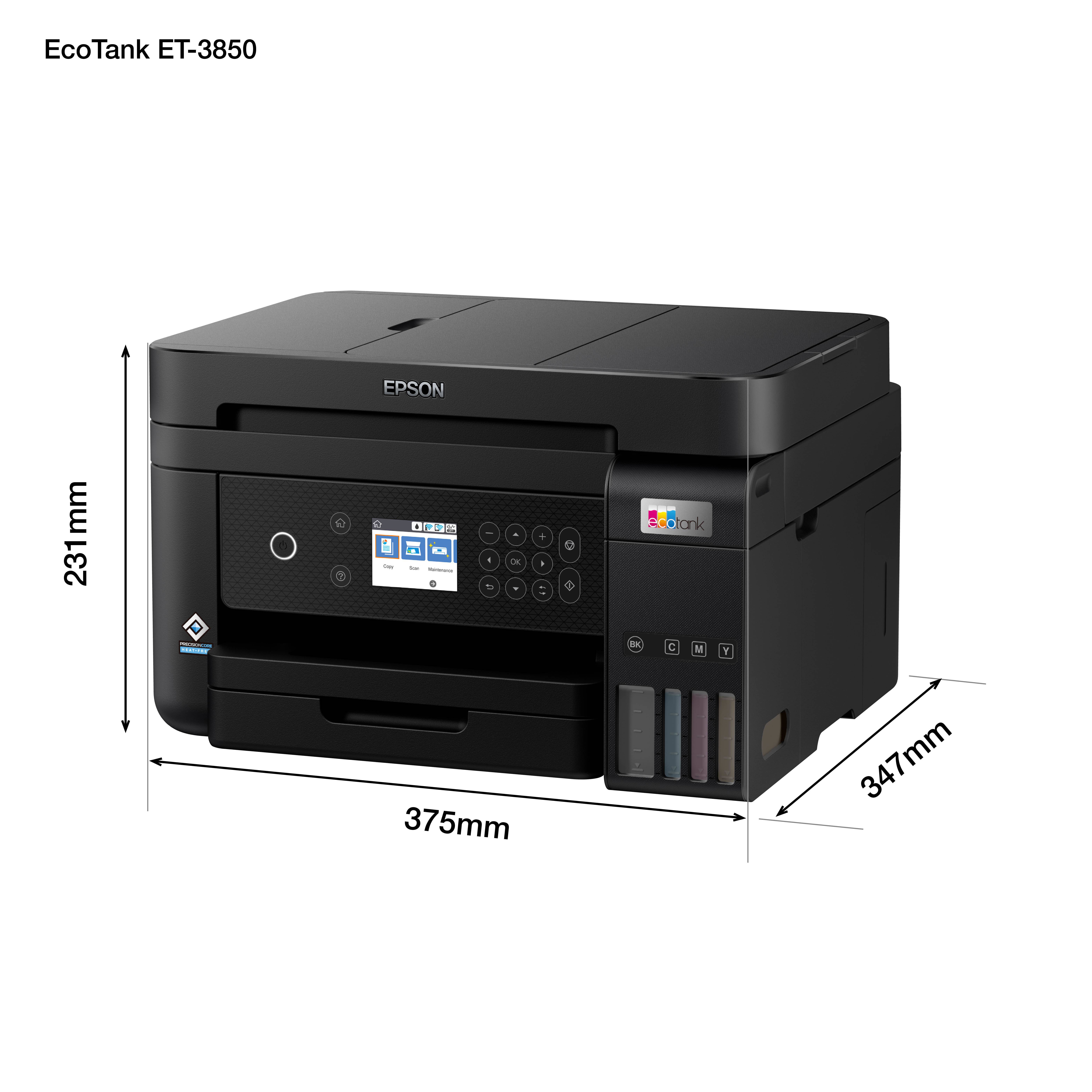 Rca Informatique - image du produit : ECOTANK ET-3850 33/20 PPM 4800 X 1200 DPI PRNT/CPY/SCN