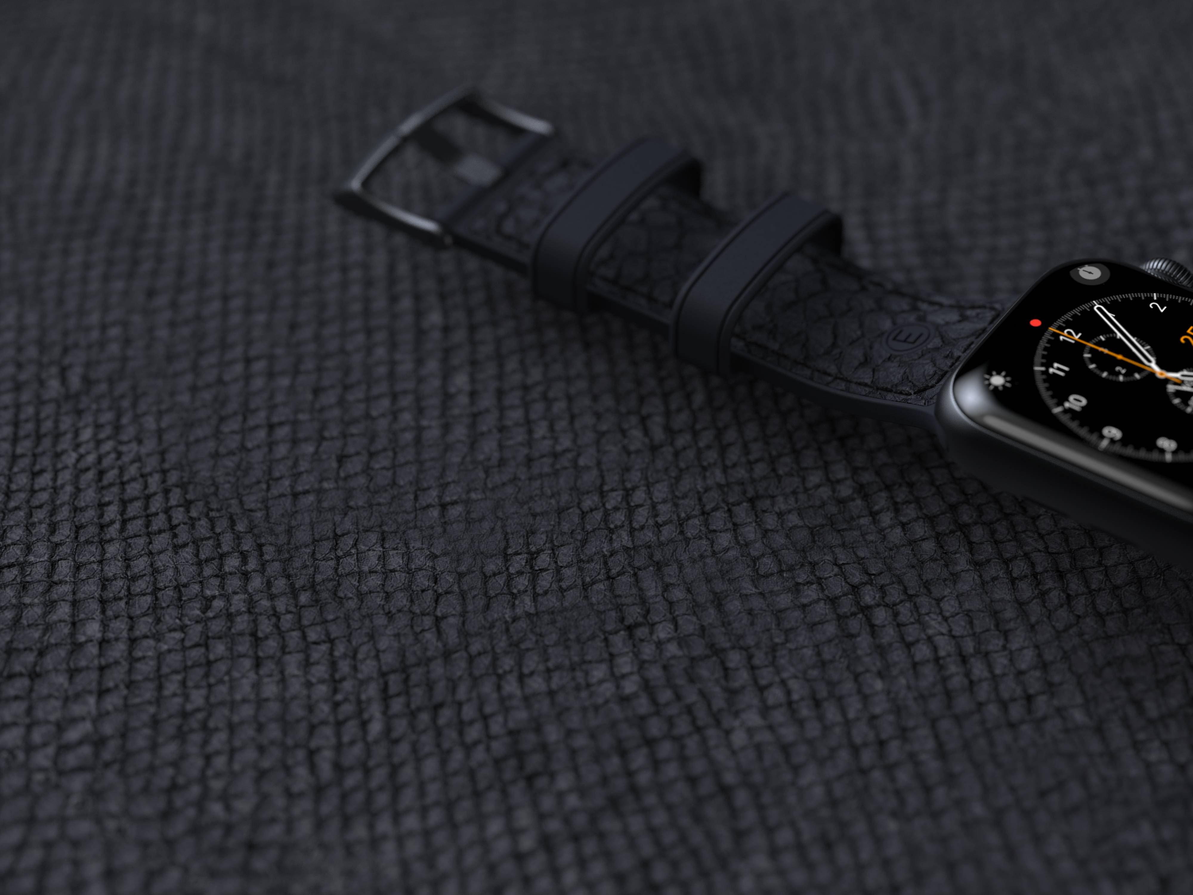 Rca Informatique - image du produit : APPLE WATCH STRAP 40/41MM NJORD - SALMON LEATHER GREY