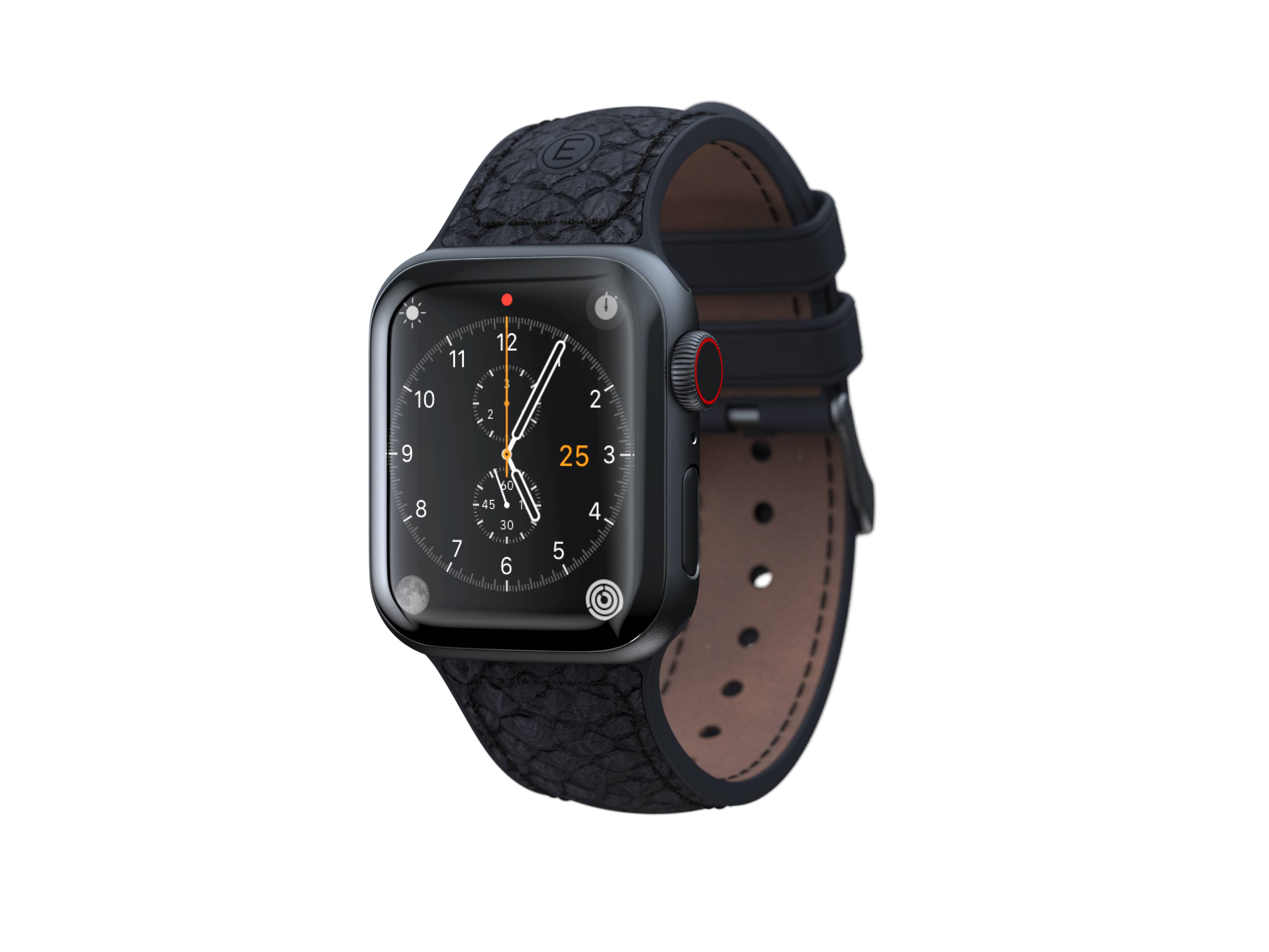 Rca Informatique - Image du produit : APPLE WATCH STRAP 40/41MM NJORD - SALMON LEATHER GREY