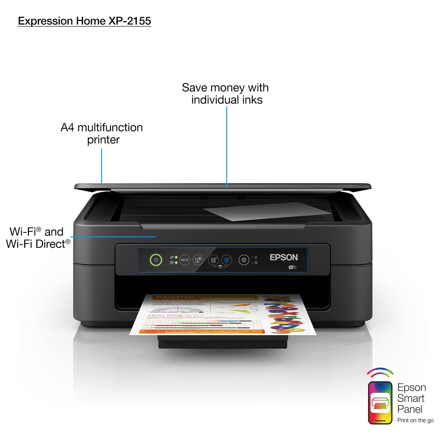 Rca Informatique - image du produit : EXPRESSION H XP-2155 27X15PPM 5760 X 1440 DPI PRNT/CPY/SCN