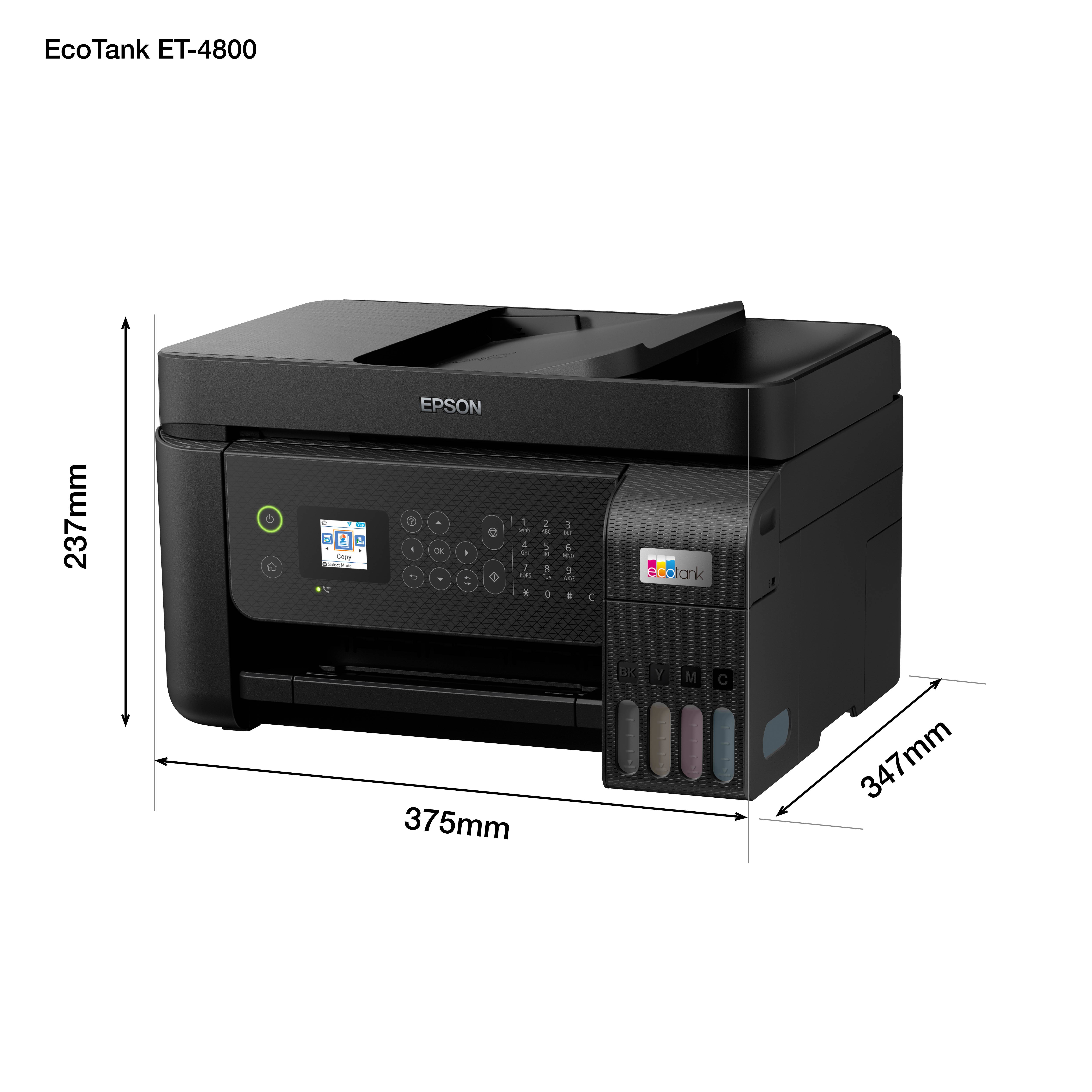 Rca Informatique - image du produit : ECOTANK ET-4800 33/15 PPM 5760 X 1440 DPI PRNT/CPY/SCN