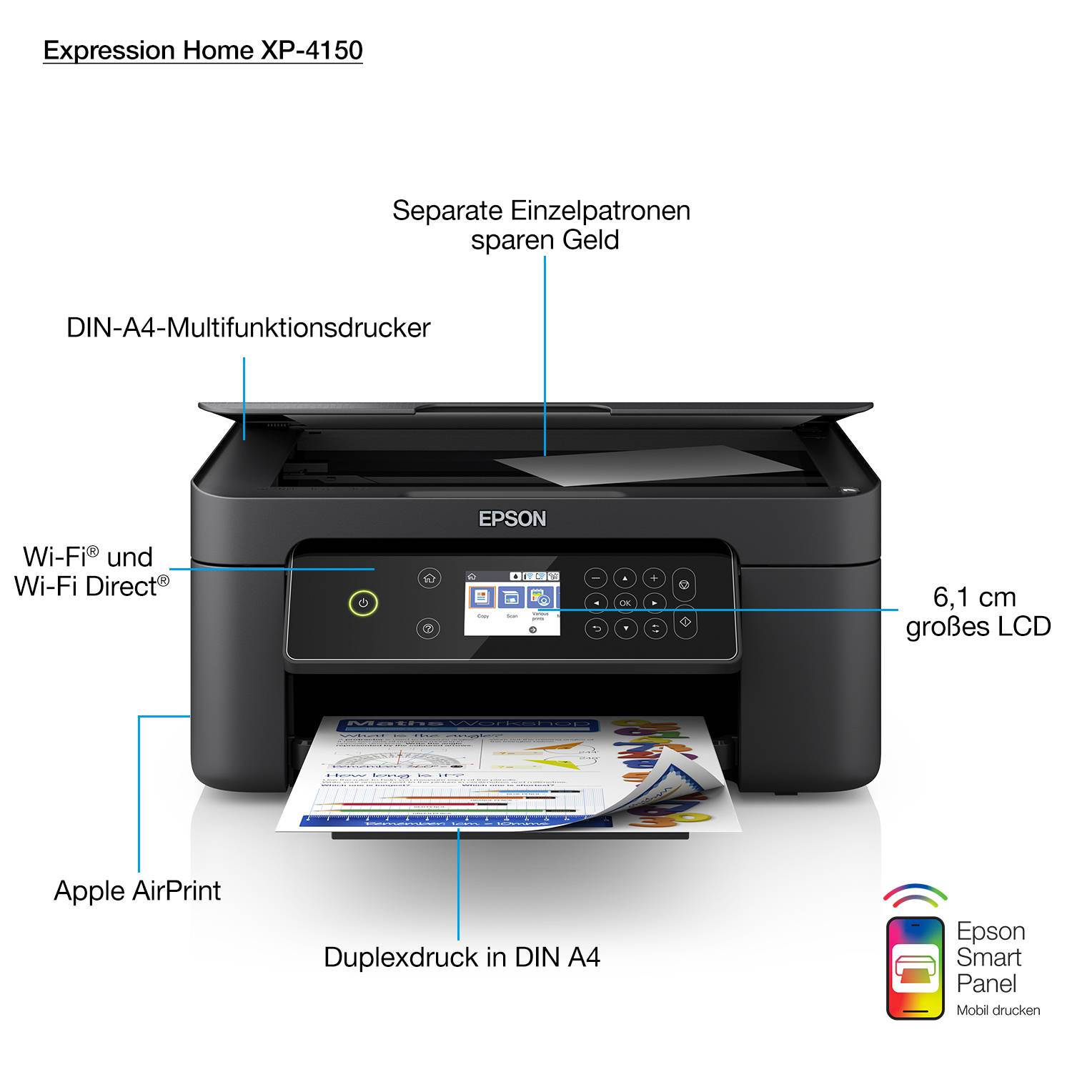 Rca Informatique - image du produit : EXPRESSION H XP-4150 33/15PPM 5760 X 1440 DPI PRNT/CPY/SCN