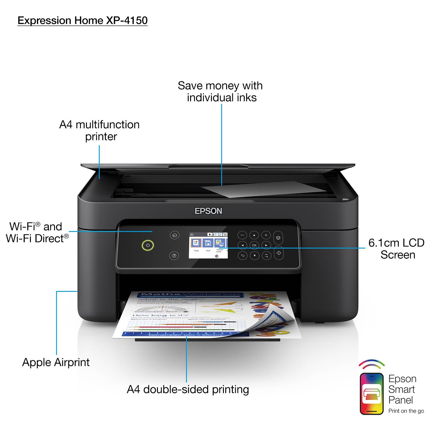 Rca Informatique - image du produit : EXPRESSION H XP-4150 33/15PPM 5760 X 1440 DPI PRNT/CPY/SCN