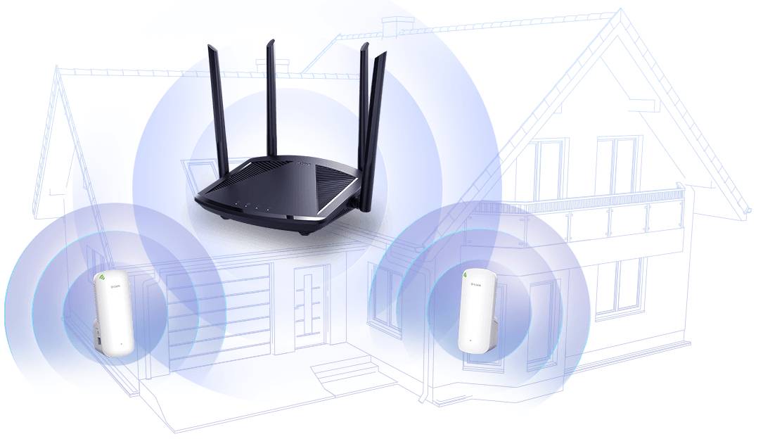 Rca Informatique - image du produit : EXO AX1500 WI-FI 6 ROUTER