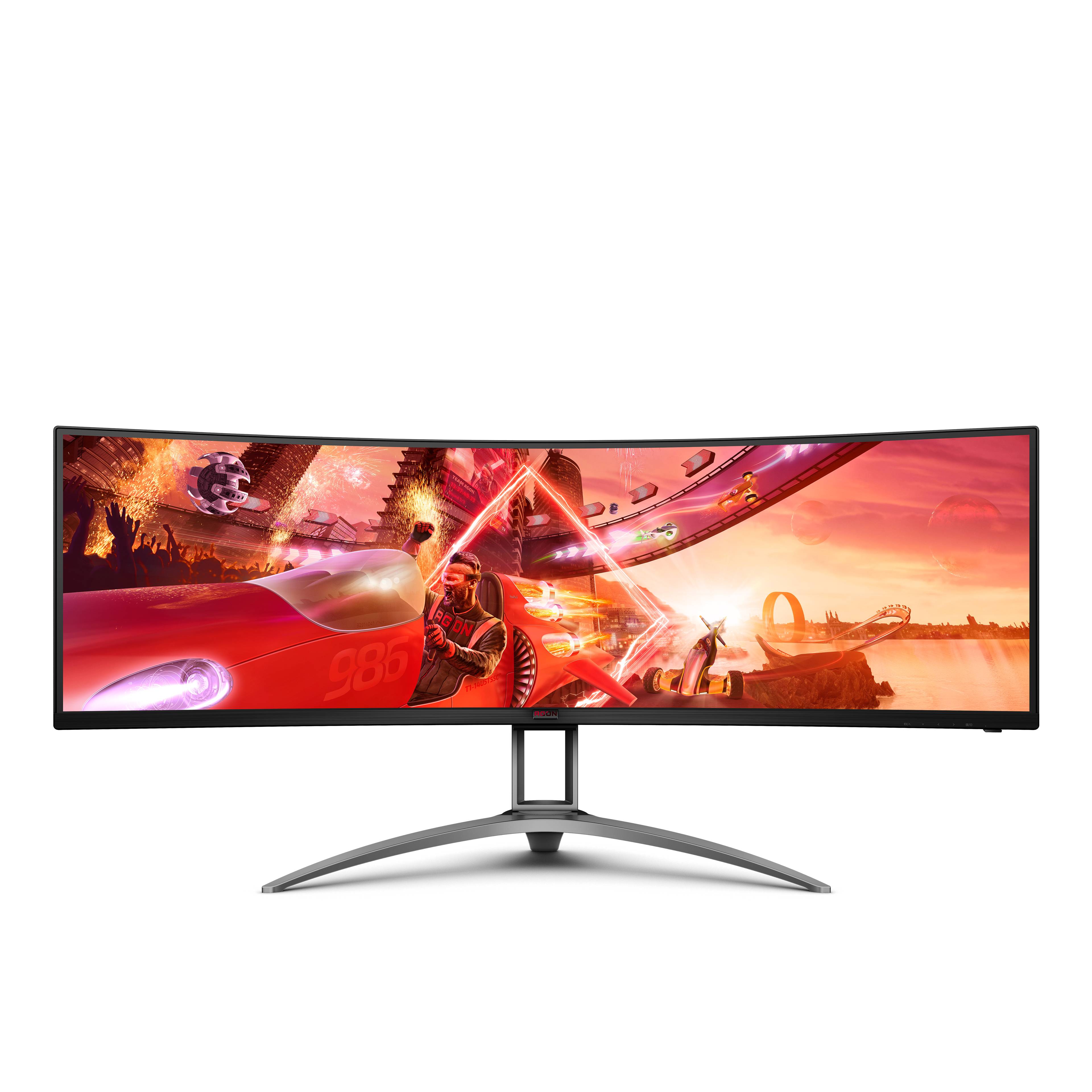 Rca Informatique - image du produit : AG493QCX 48.8IN CURV VA DQHD 144HZ/400CD/2HDMI/2DP/4USB/HAS