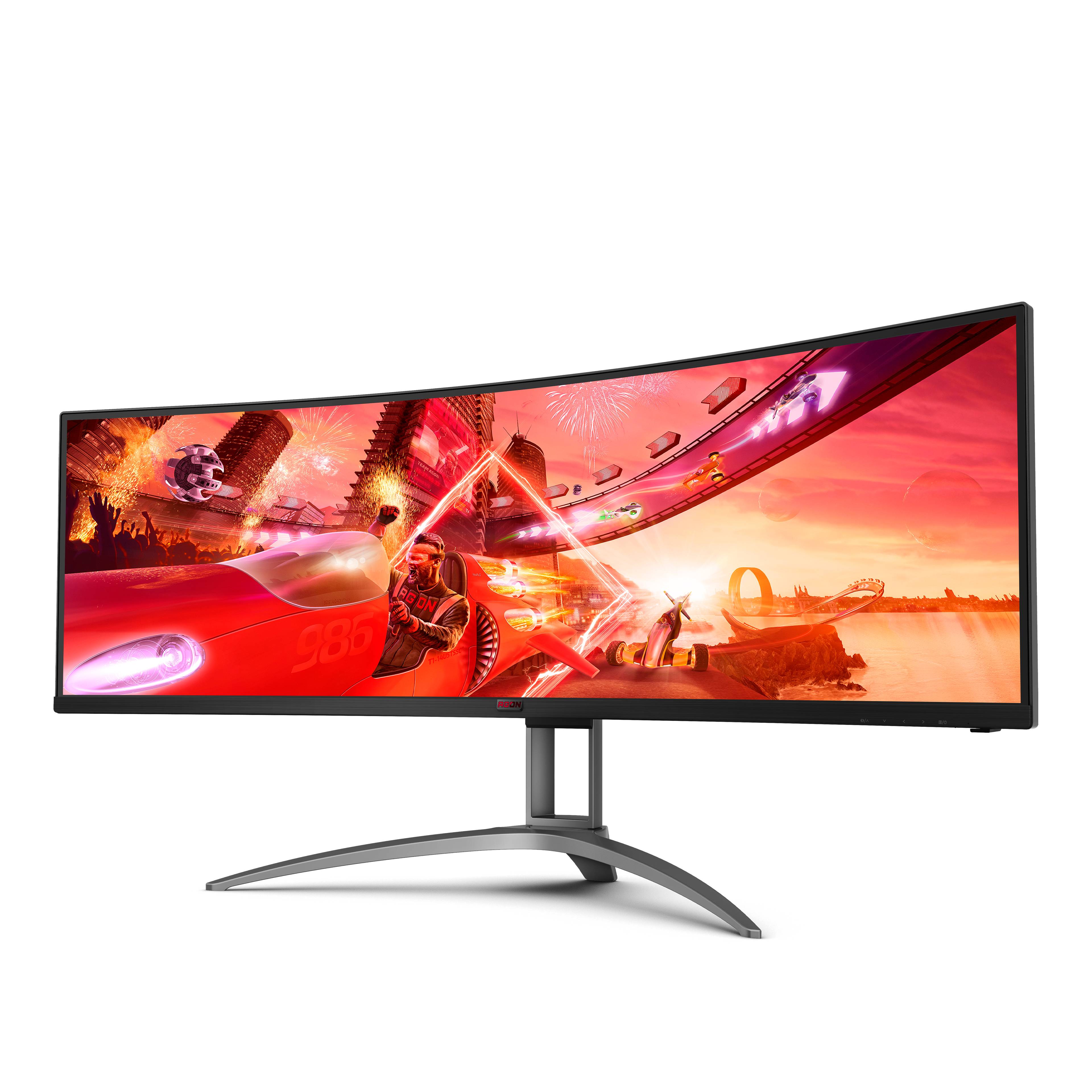 Rca Informatique - image du produit : AG493QCX 48.8IN CURV VA DQHD 144HZ/400CD/2HDMI/2DP/4USB/HAS