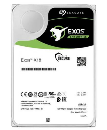 Rca Informatique - Image du produit : EXOS X18 10TB SAS SED 3.5IN 7200RPM HELIUM 512E/4KN