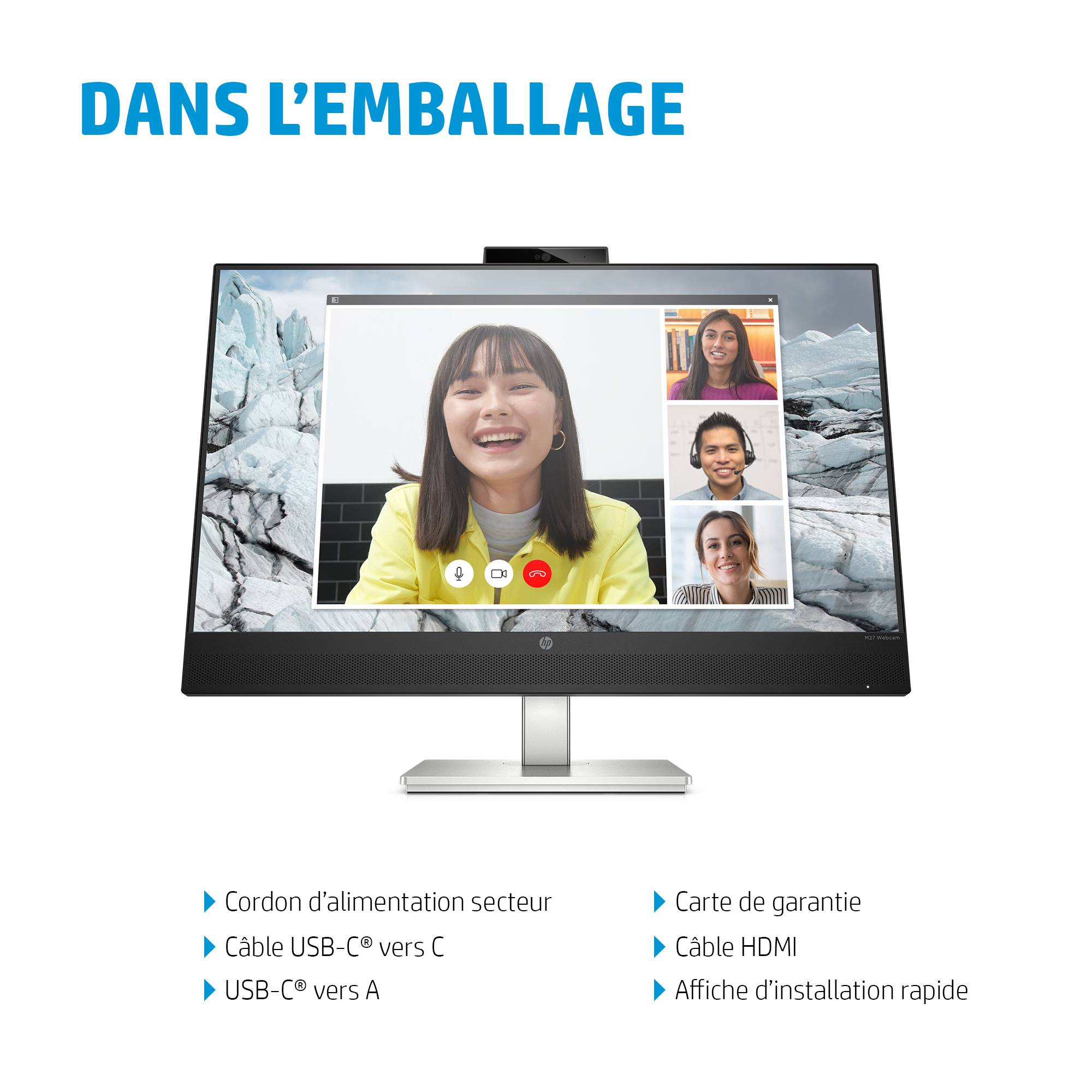 Rca Informatique - image du produit : HP E27M G4 USB-C CONF QHD MONITOR EUROPE - ENGLISH LOCALIZ