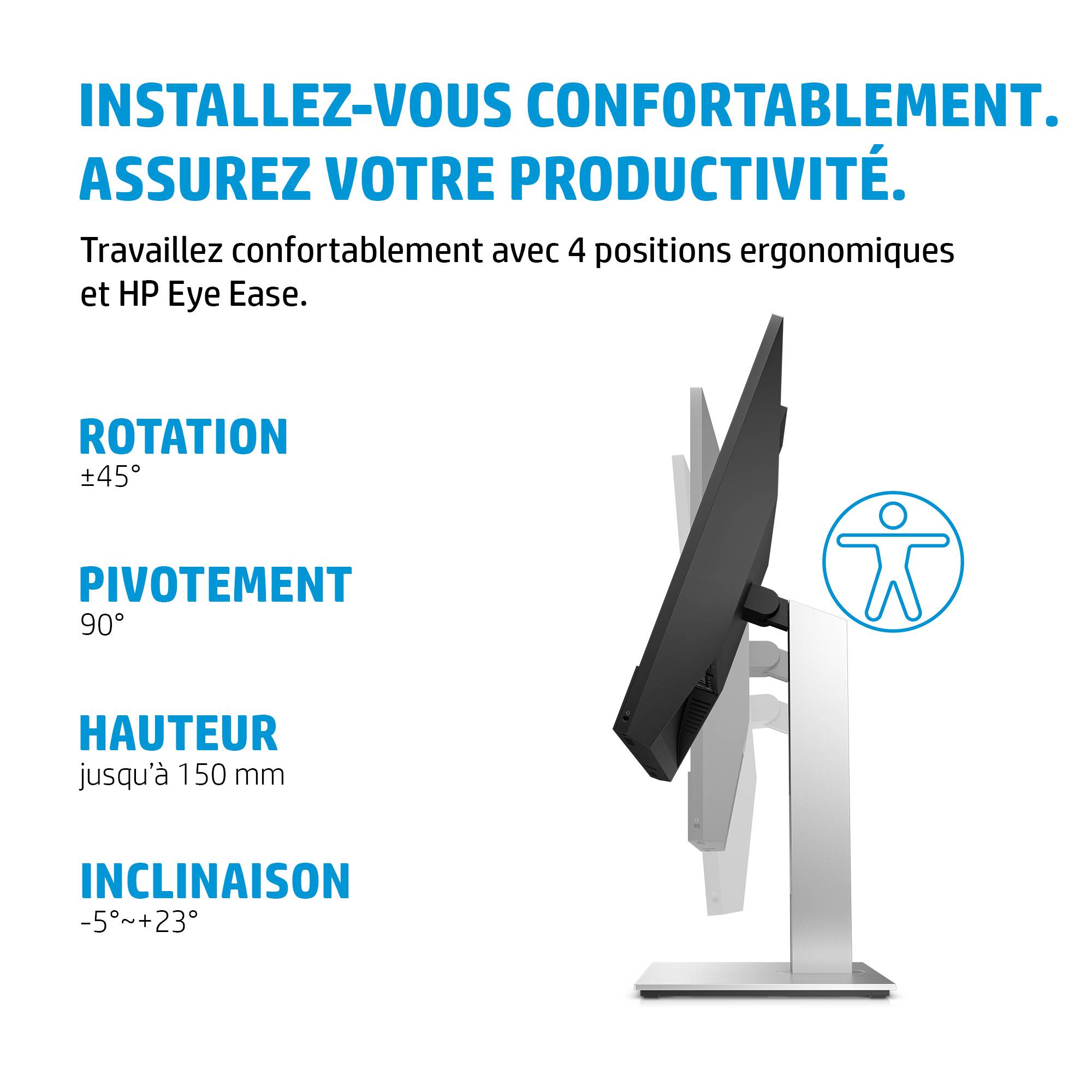 Rca Informatique - image du produit : HP E24M G4 USB-C CONF FHD MONITOR EUROPE - ENGLISH LOCALIZ