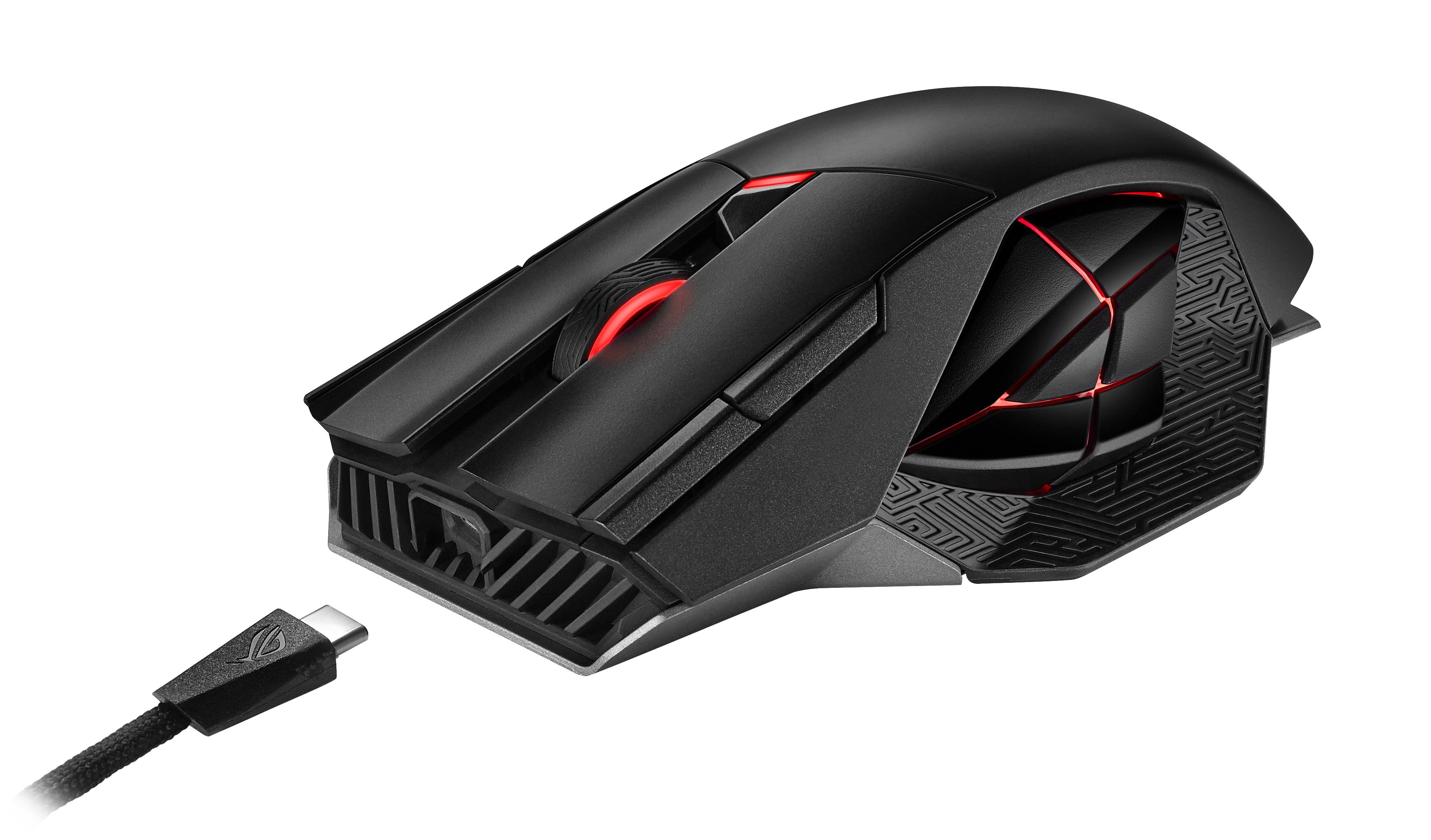 Rca Informatique - image du produit : ROG SPATHA X WIRELESS GAMING MOUSE