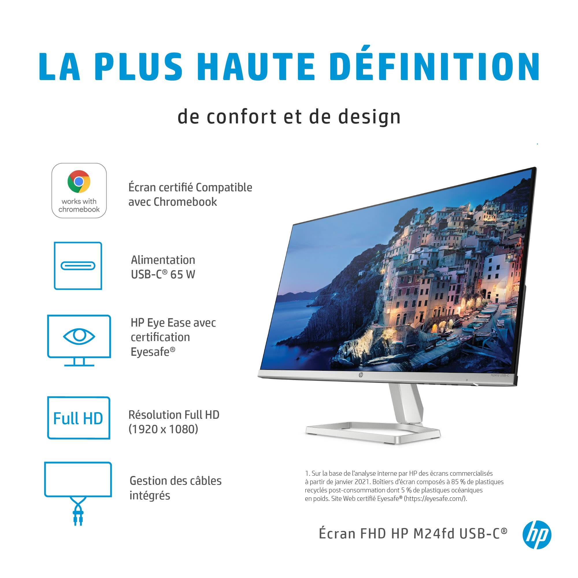 Rca Informatique - image du produit : M24FD FHD 24IN IPS 1920X1080 5MS HDMI/DP 16:9 1000:1