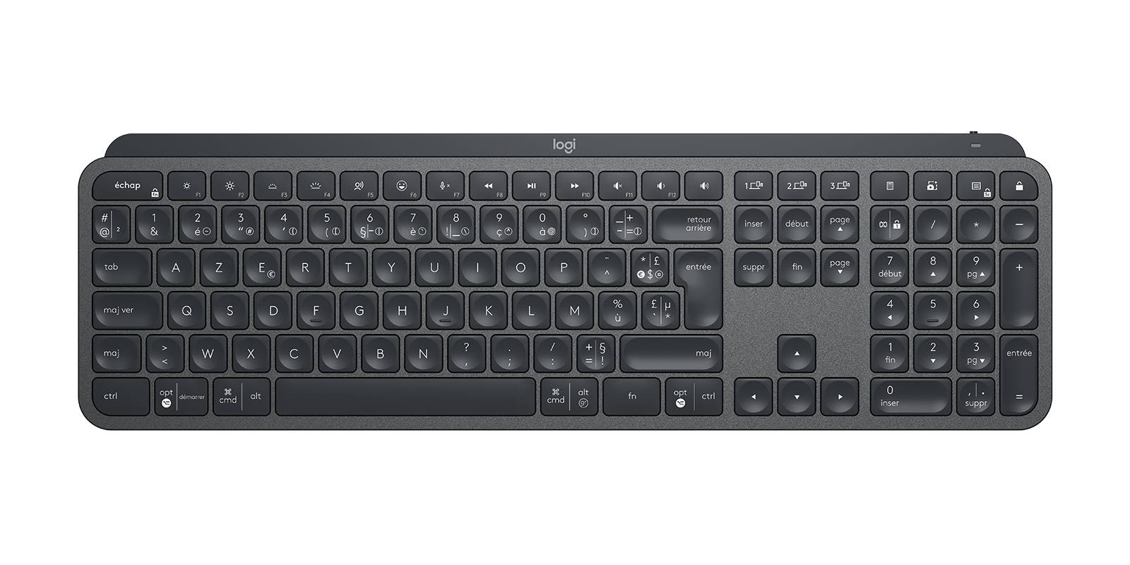 Rca Informatique - image du produit : MX KEYS COMBO FOR BUSINESS GRAPHITE - FRA - CENTRAL