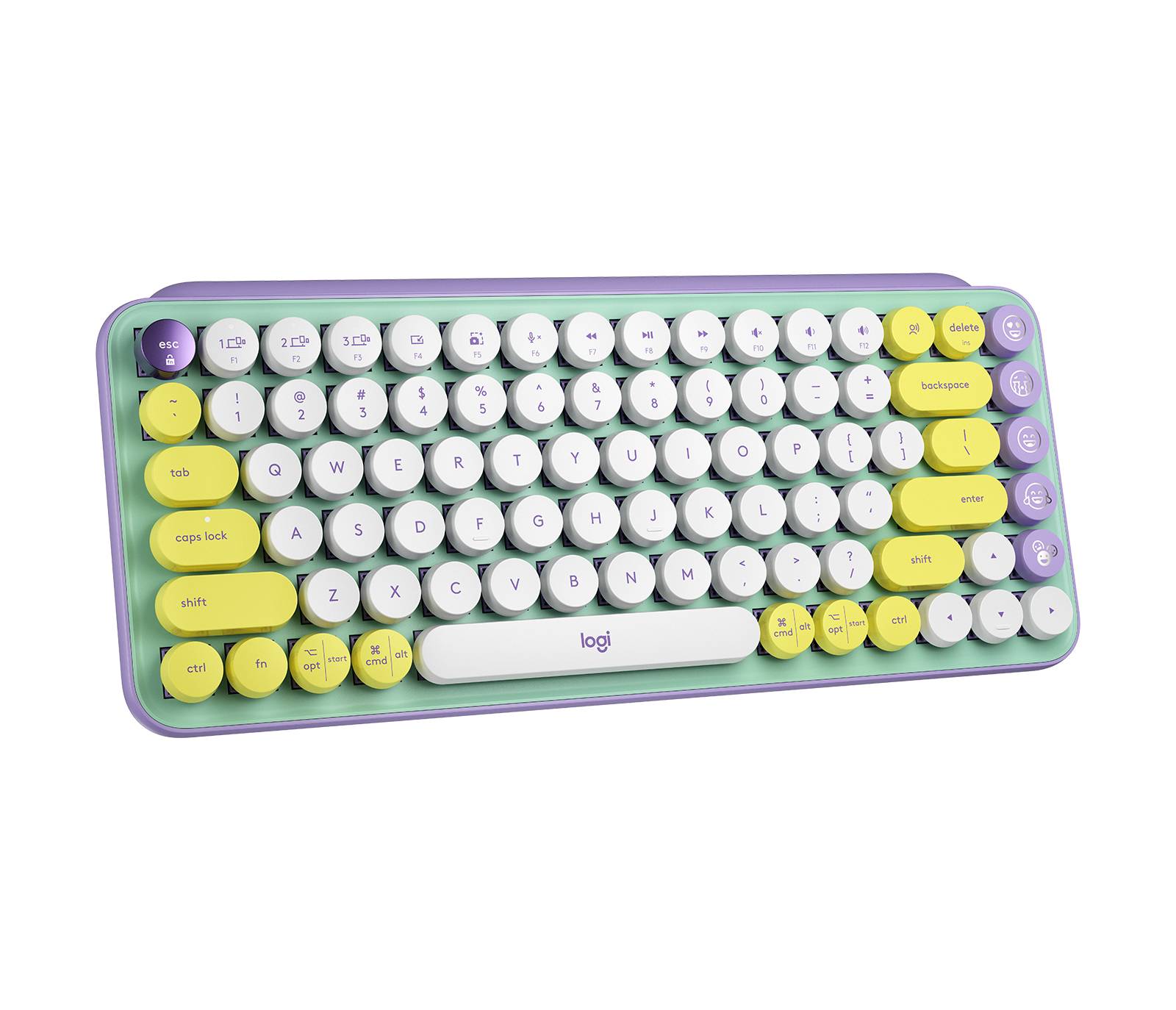 Rca Informatique - image du produit : POP KEYS WRLS MECH.KEYB. EMOJI DAYDREAM-MINT - FRA - CENTRAL