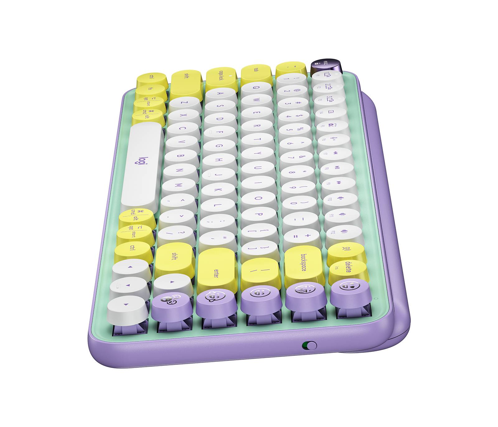 Rca Informatique - image du produit : POP KEYS WRLS MECH.KEYB. EMOJI DAYDREAM-MINT - FRA - CENTRAL