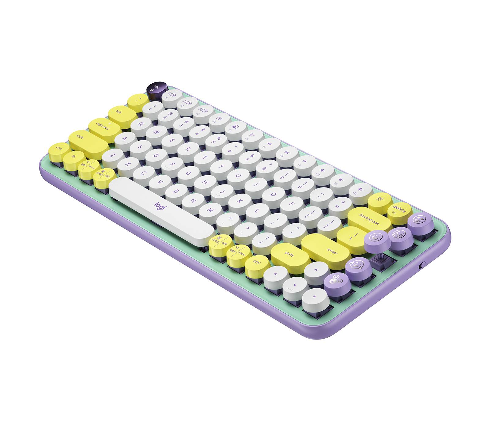 Rca Informatique - image du produit : POP KEYS WRLS MECH.KEYB. EMOJI DAYDREAM-MINT - FRA - CENTRAL