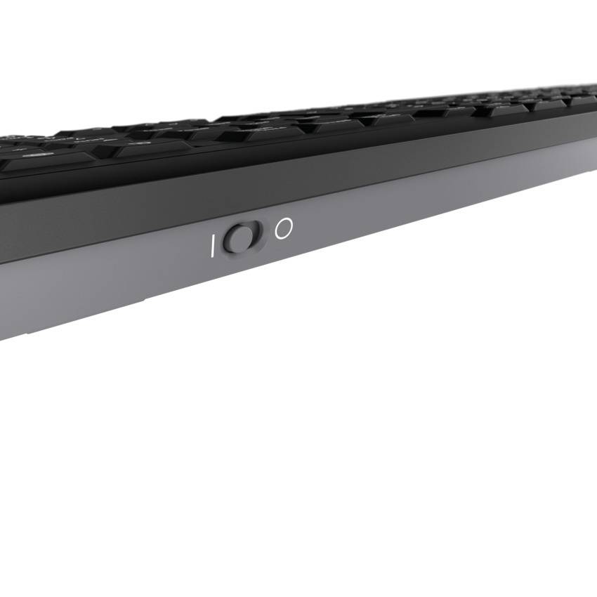 Rca Informatique - image du produit : CHERRYSTREAMBLACK KEYBOARDWIRELESS USB CZECH