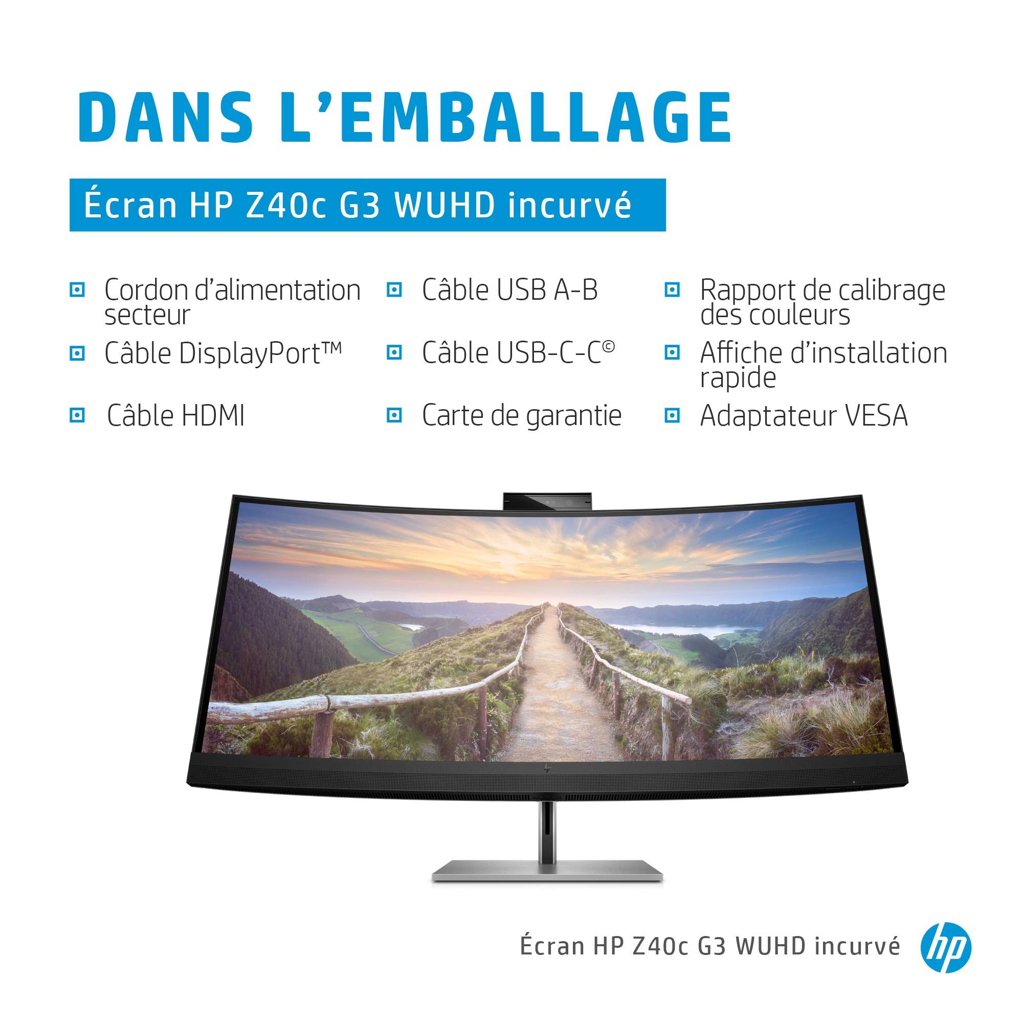 Rca Informatique - image du produit : HP Z40C G3 CURVED WUHD DISPLAY EUROPE - ENGLISH LOCALIZATION