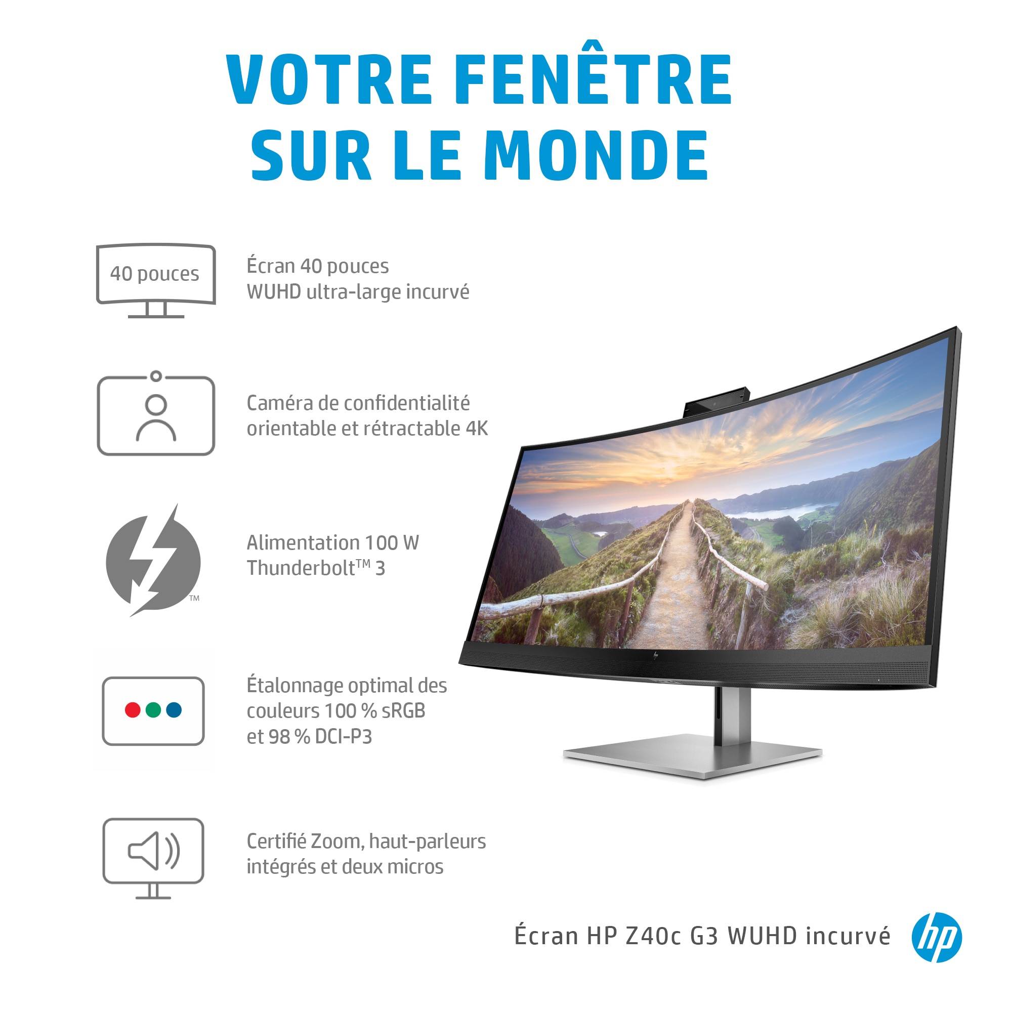 Rca Informatique - image du produit : HP Z40C G3 CURVED WUHD DISPLAY EUROPE - ENGLISH LOCALIZATION