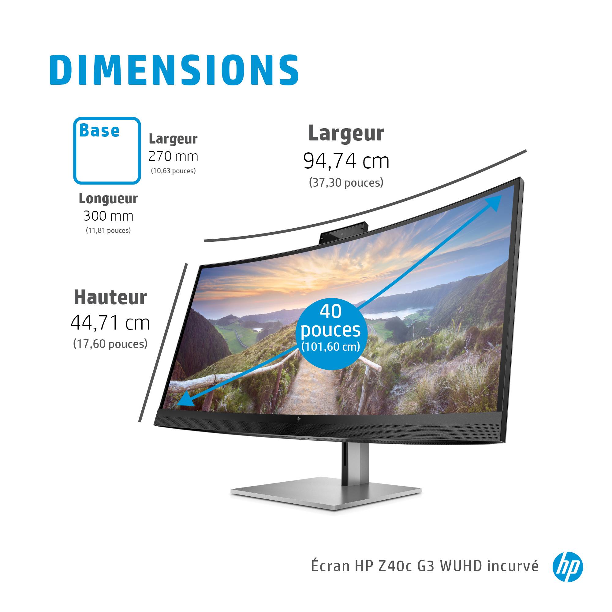 Rca Informatique - image du produit : HP Z40C G3 CURVED WUHD DISPLAY EUROPE - ENGLISH LOCALIZATION