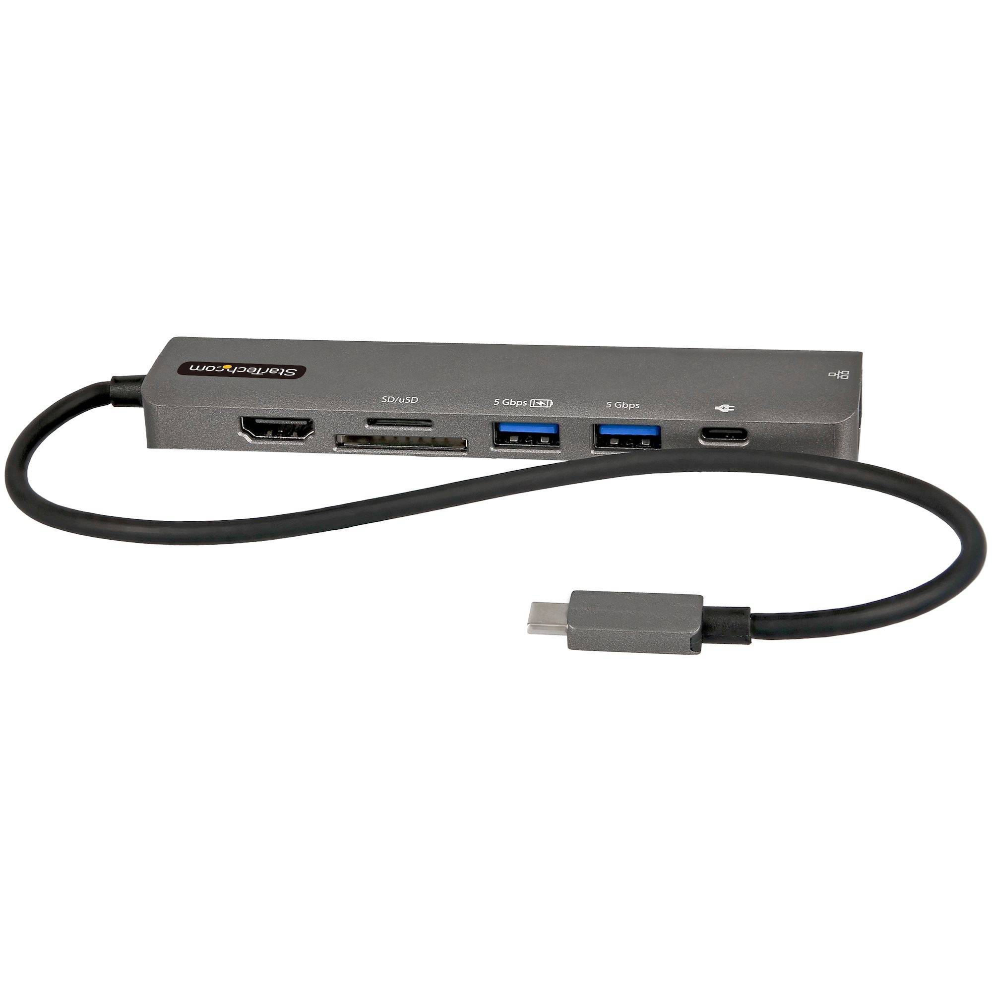 Rca Informatique - Image du produit : ADAPTATEUR MULTIPORT USB-C 4K HDMI 2.0 - 100W PD PASSTHROUGH