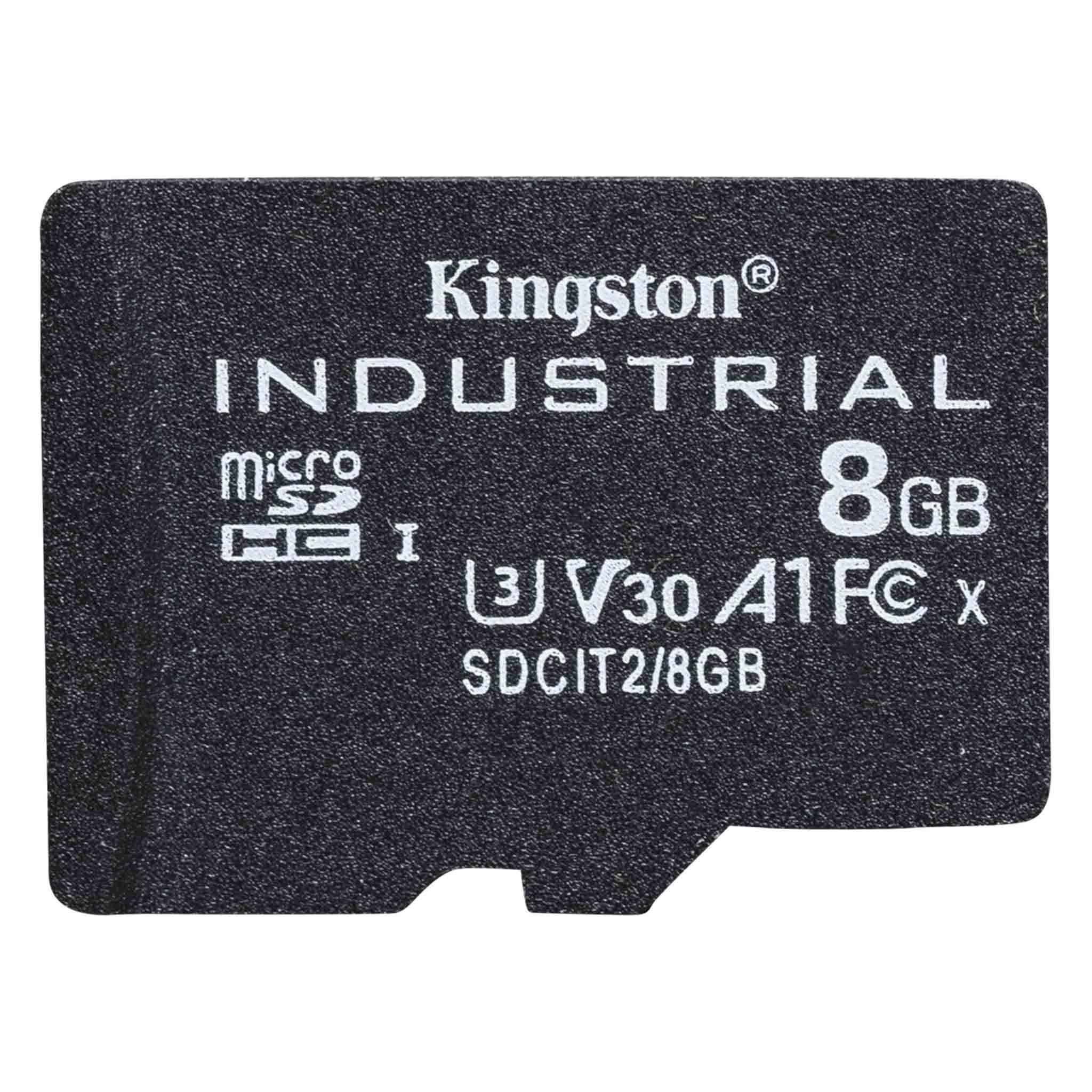 Rca Informatique - Image du produit : 8GB MICROSDHC INDUSTRIAL C10 A1 PSLC CARD SINGLEPACK W/O ADPT