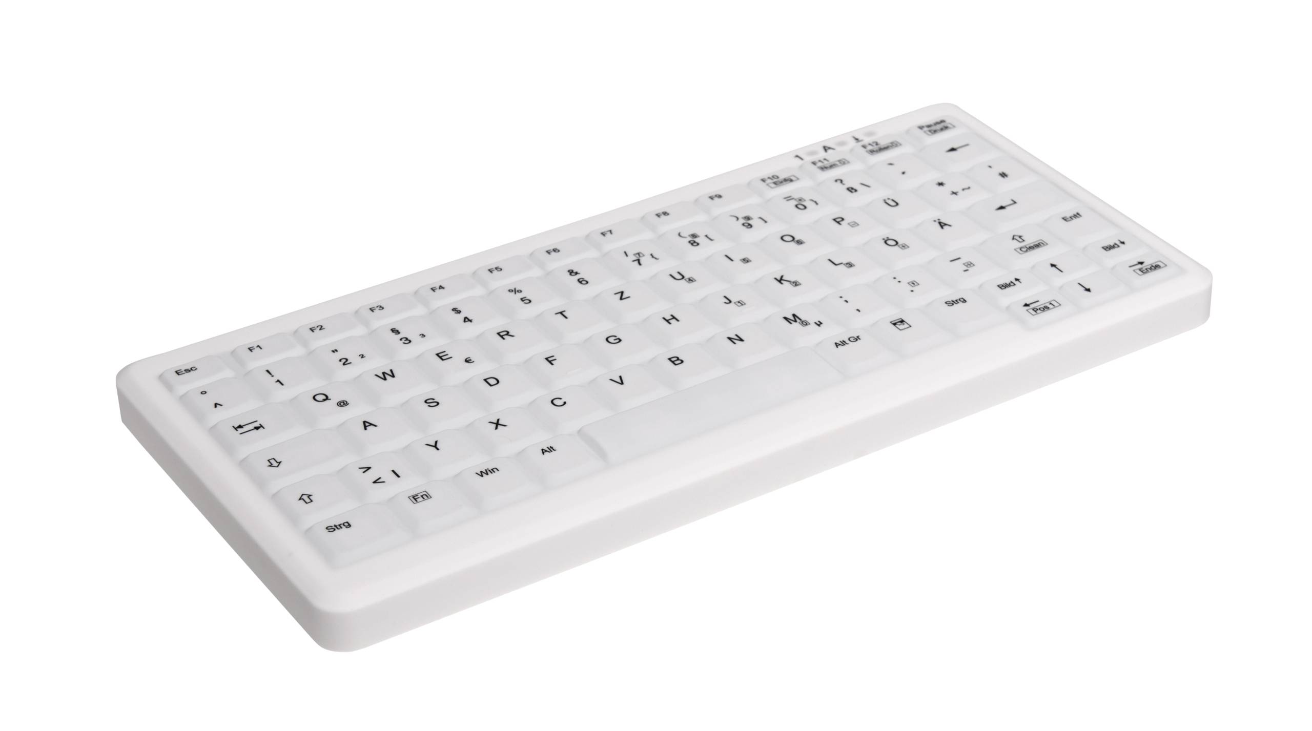 Rca Informatique - image du produit : CHERRY AK-C4110 PROT. KEYBOARD WHITE