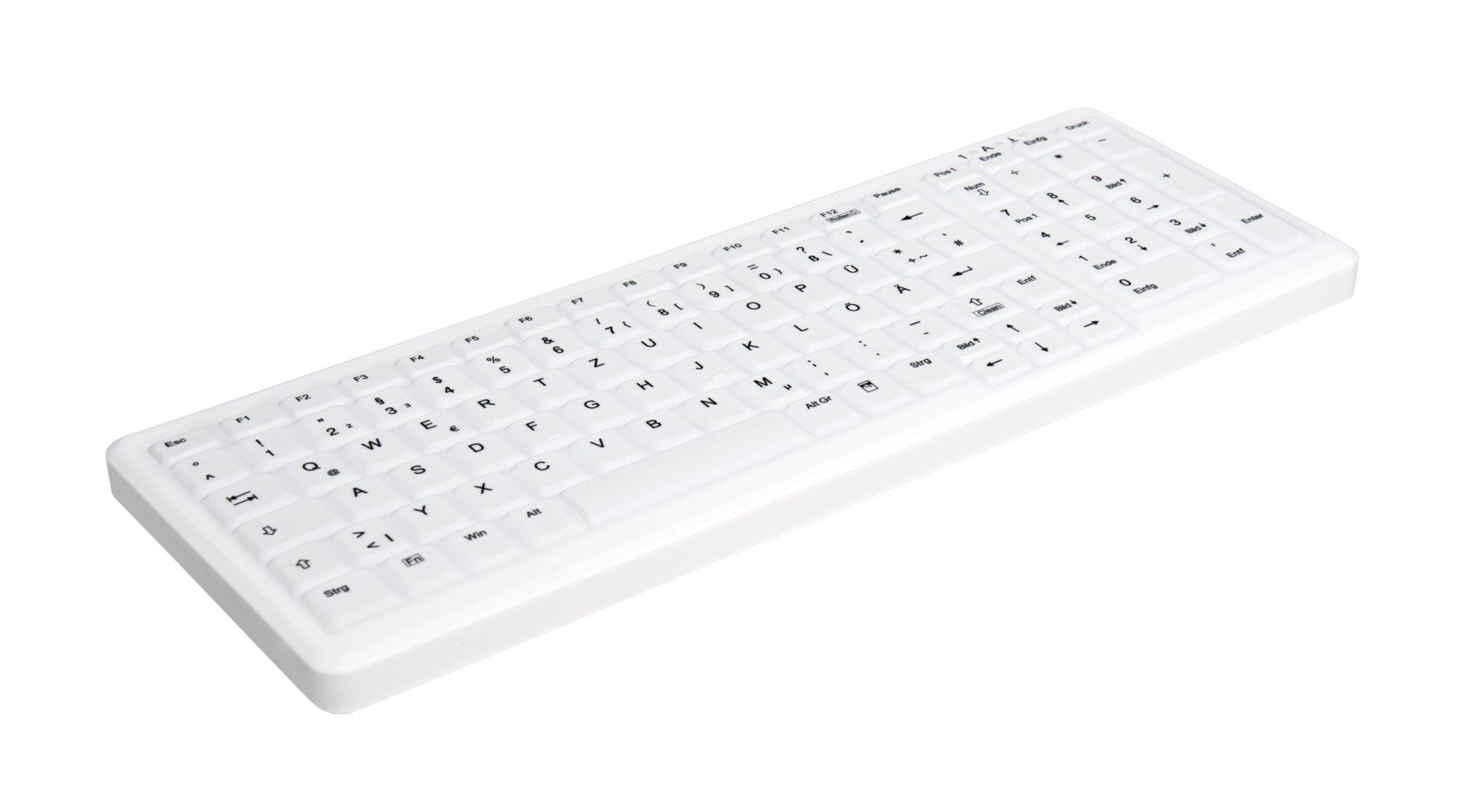 Rca Informatique - image du produit : CHERRY AK-C7000 PROT. KEYBOARD WHITE