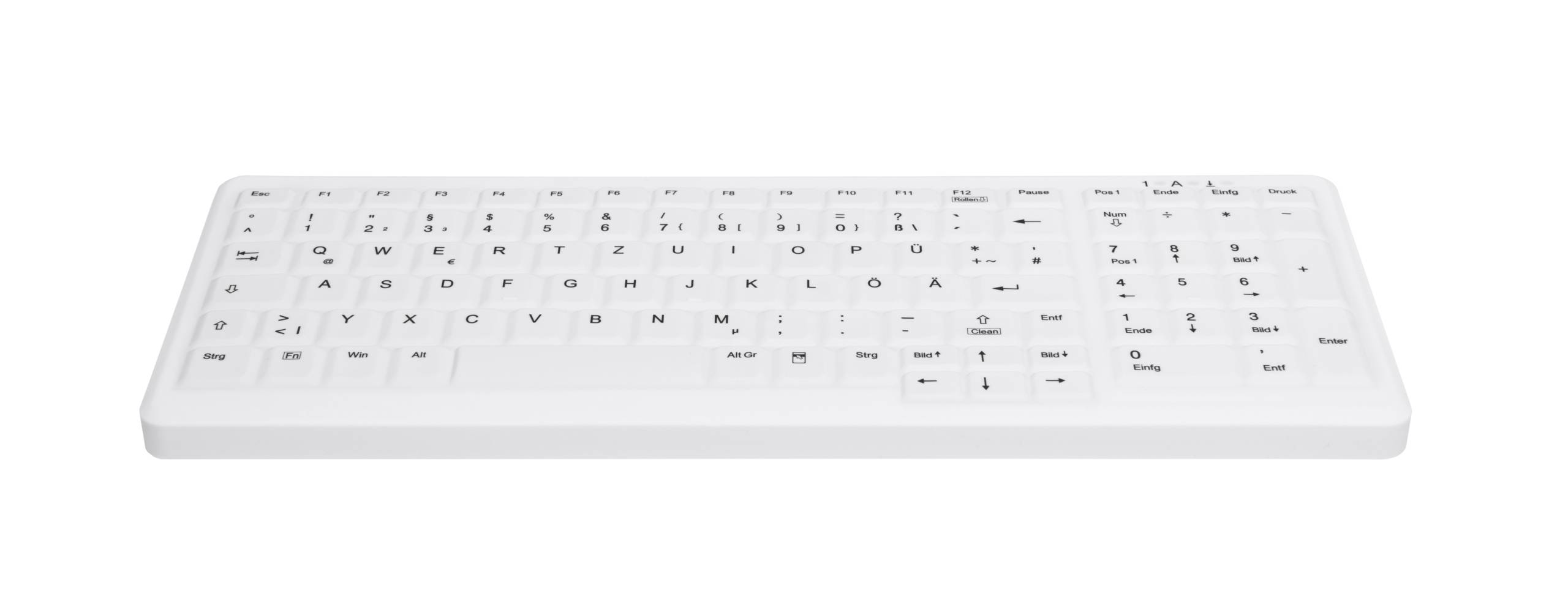 Rca Informatique - image du produit : CHERRY AK-C7000 PROT. KEYBOARD WHITE