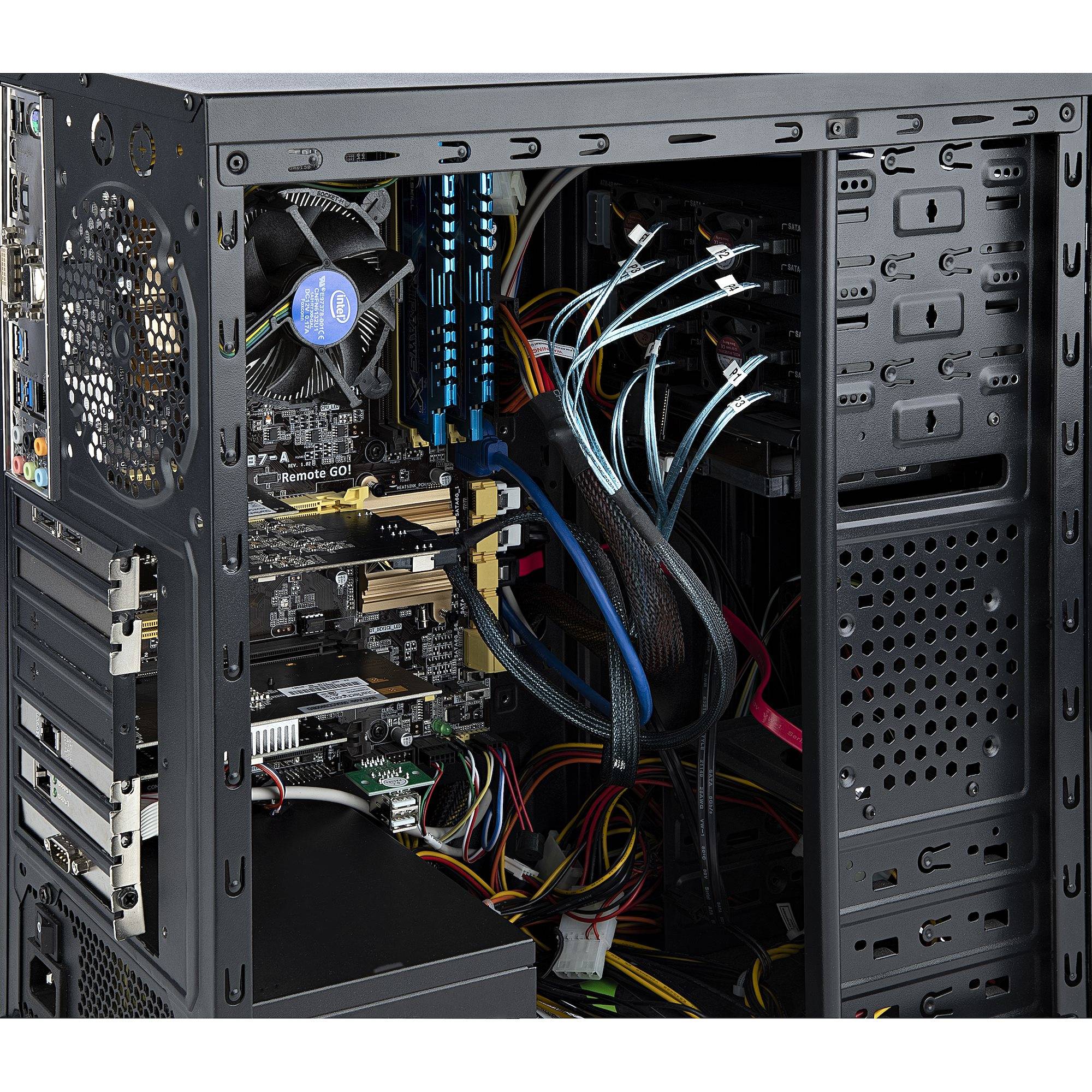 Rca Informatique - image du produit : CARTE CONTROLEUR SATA PCIE 8 PORTS - PCIE X4 SATA III 6GBPS