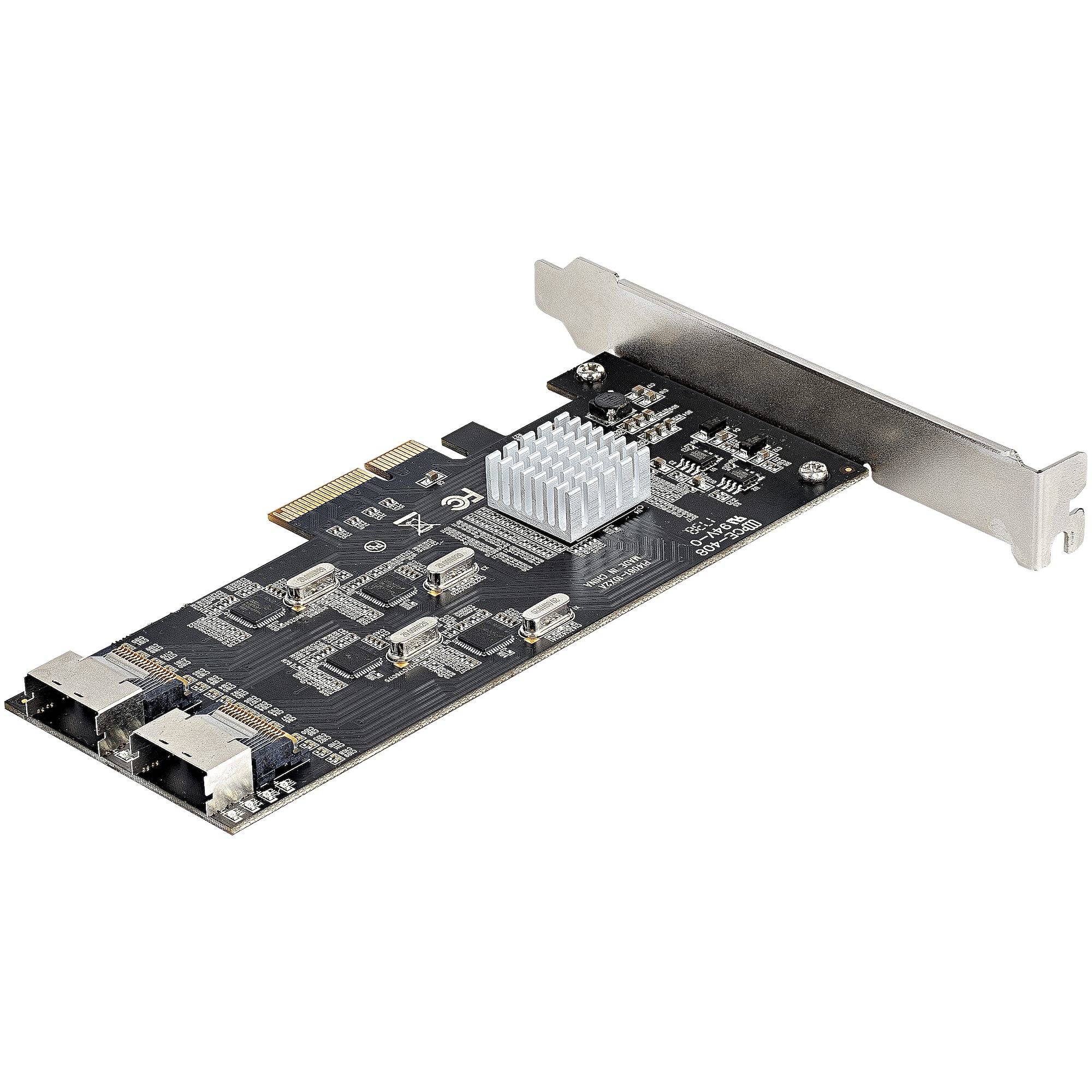 Rca Informatique - image du produit : CARTE CONTROLEUR SATA PCIE 8 PORTS - PCIE X4 SATA III 6GBPS