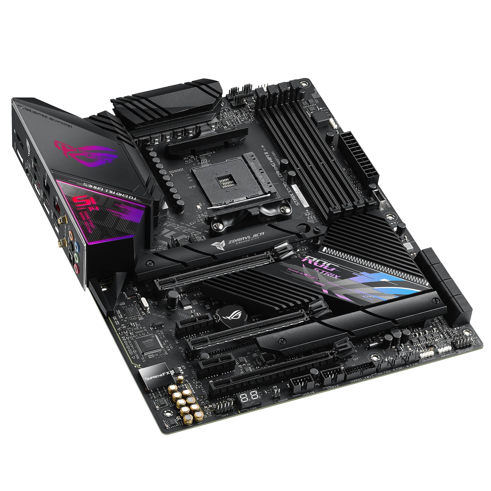 Rca Informatique - image du produit : ROG STRIX X570-E GAMING WIFI II//AMD X570 USB3.2 GEN 2 MB