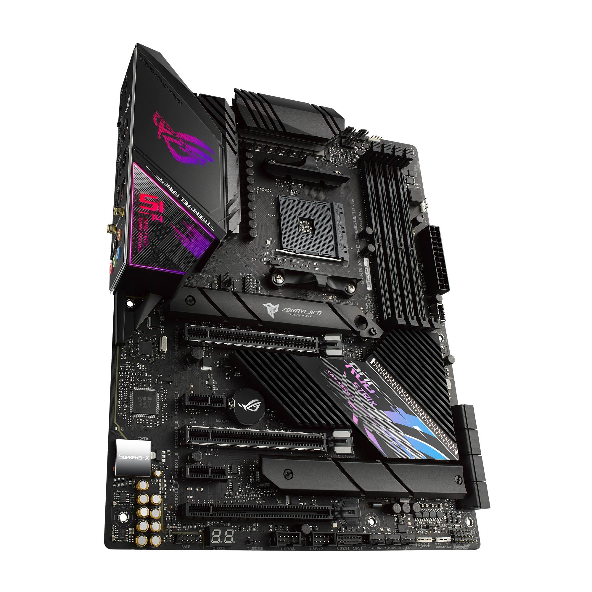 Rca Informatique - image du produit : ROG STRIX X570-E GAMING WIFI II//AMD X570 USB3.2 GEN 2 MB