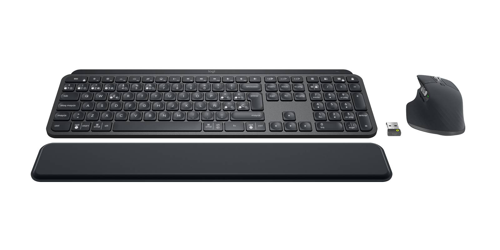 Rca Informatique - image du produit : MX KEYS COMBO FOR BUSINESS GRAPHITE - ESP - MEDITER