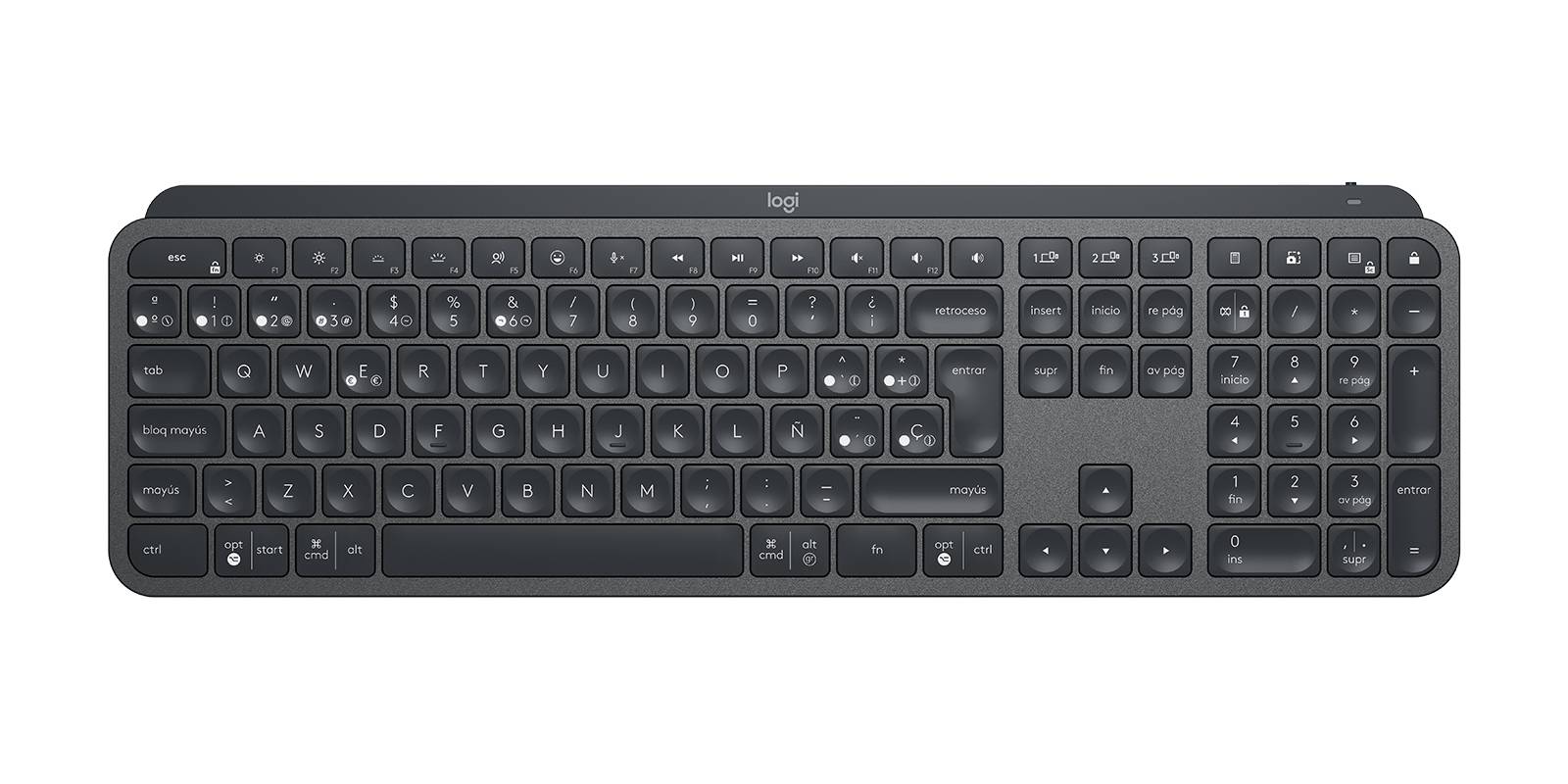 Rca Informatique - image du produit : MX KEYS COMBO FOR BUSINESS GRAPHITE - ESP - MEDITER