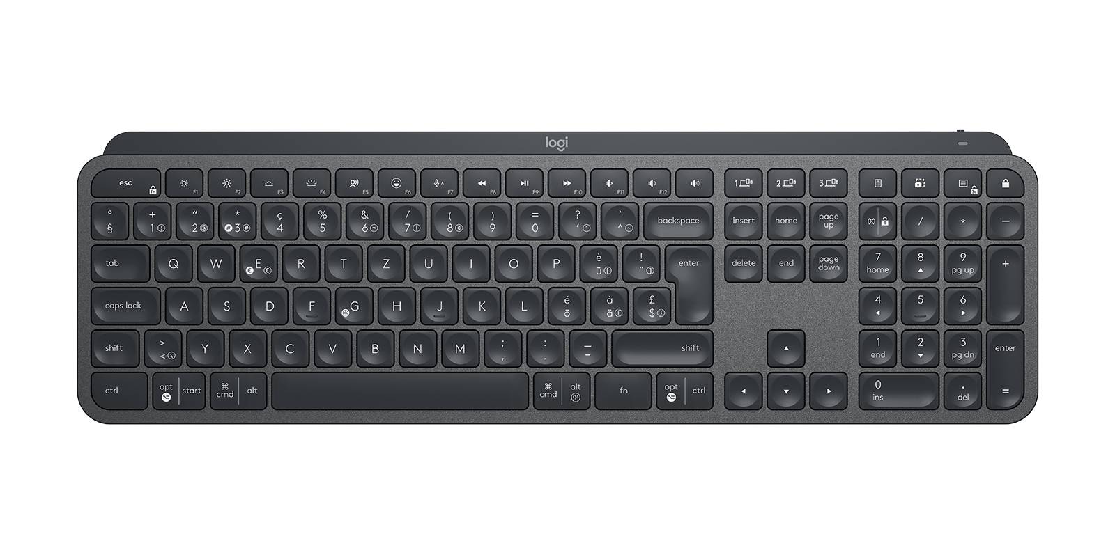 Rca Informatique - image du produit : MX KEYS COMBO FOR BUSINESS GRAPHITE - CH - CENTRAL